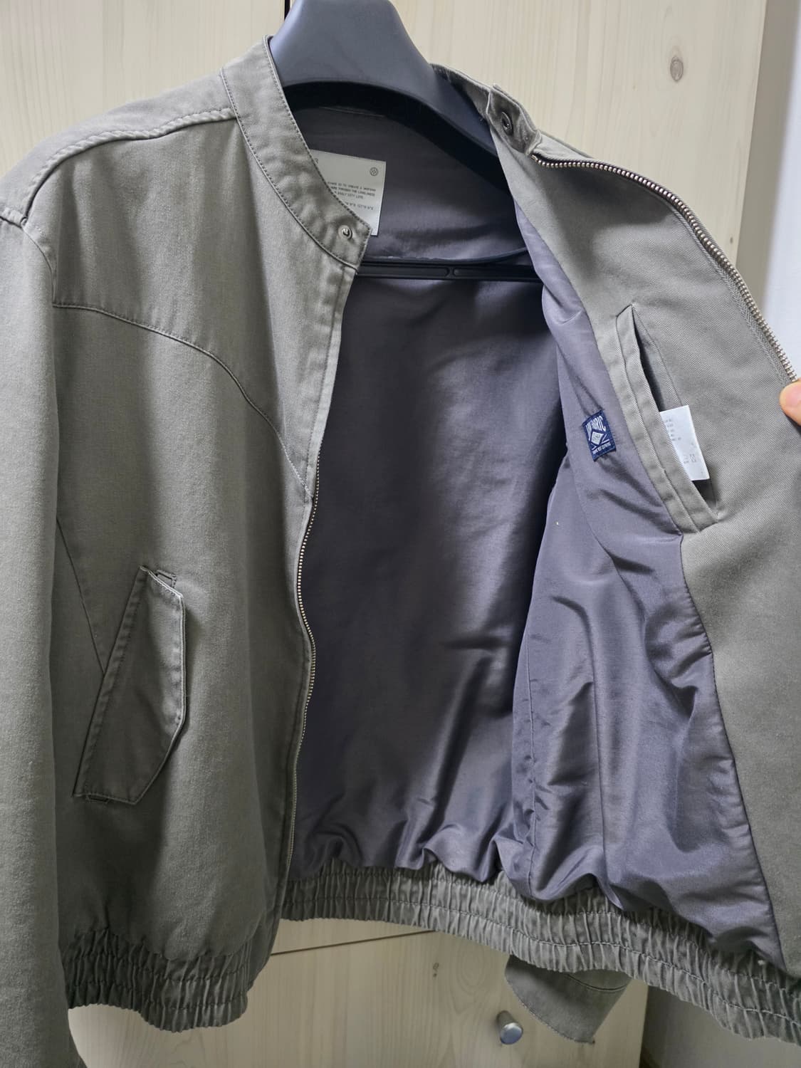 벨리에 세리프 해링턴 자켓 - 올리브 4사이즈 상품이미지3