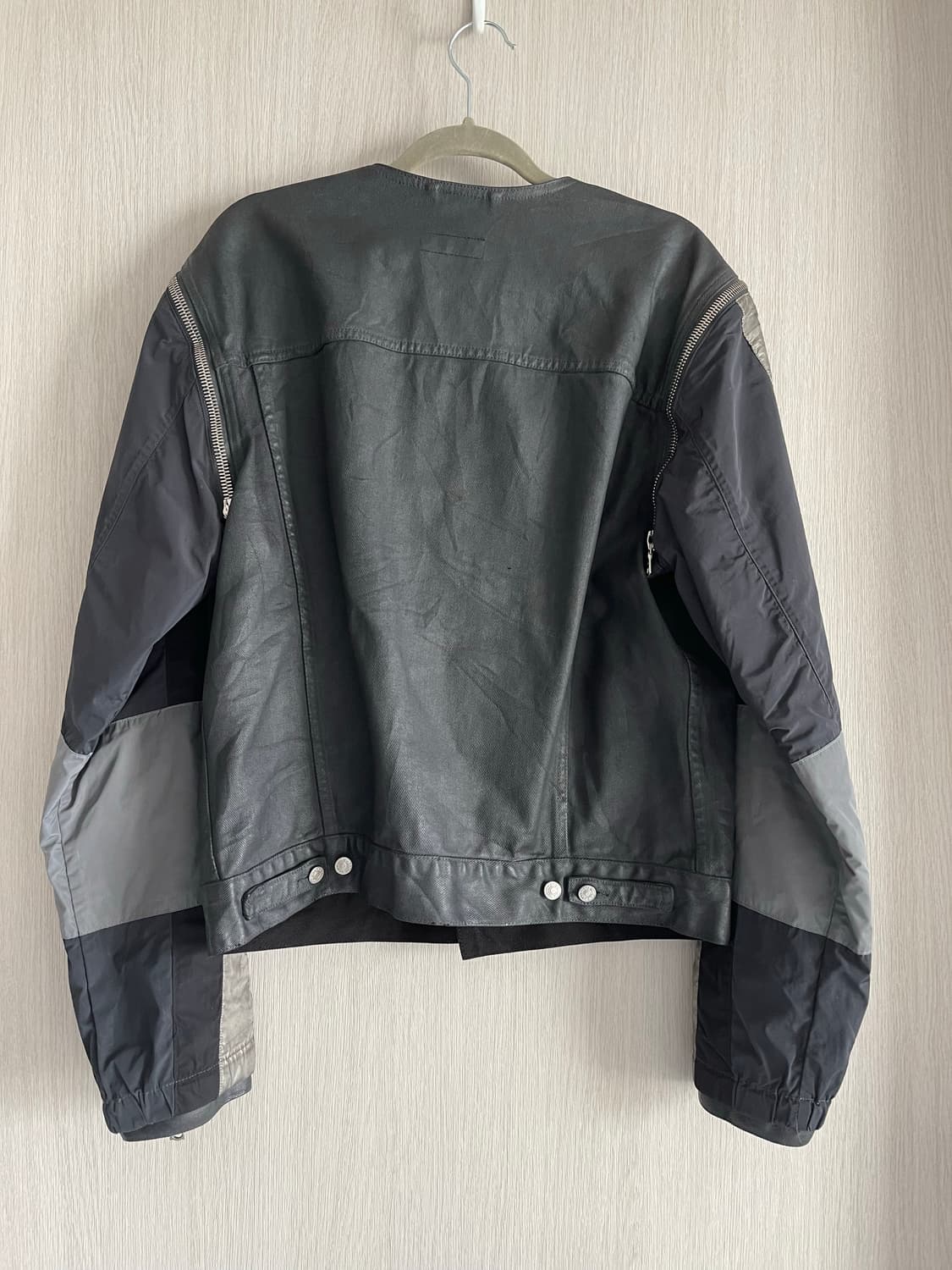 Dries Van Noten 드리스반노튼 블랙 바이커 자켓 상품이미지2