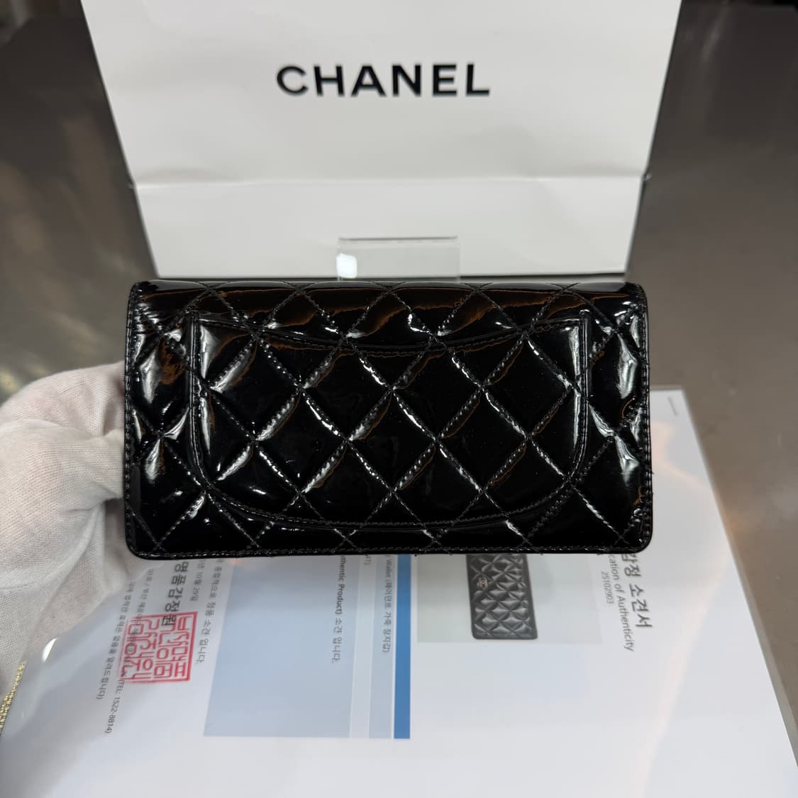 [당일배송] 샤넬 CC 로고 클래식 페이던트 장지갑  상품이미지3