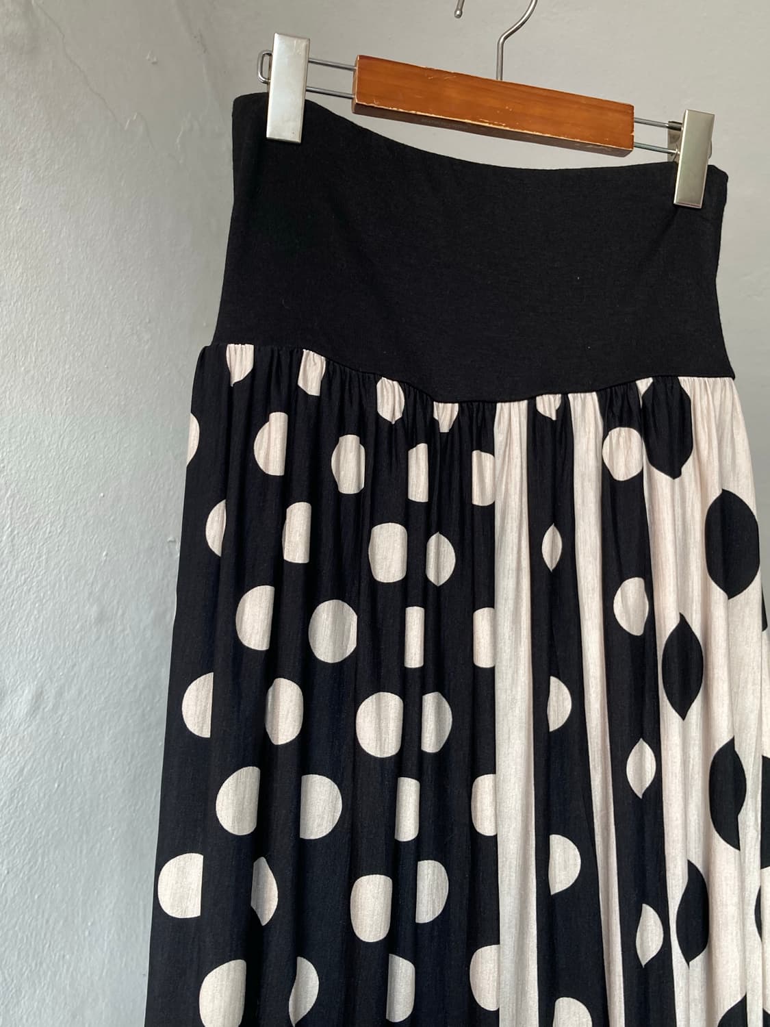 땡땡이 도트 롱 투웨이 원피스•스커트 상품이미지3