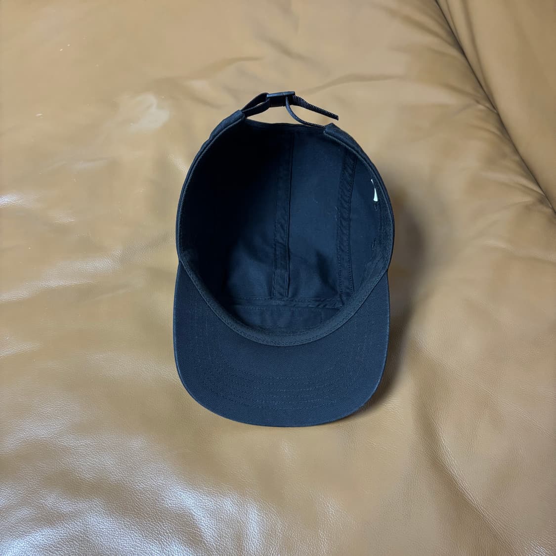Supreme 슈프림 블랙 캠프캡 모자 (Washed Black) 상품이미지6