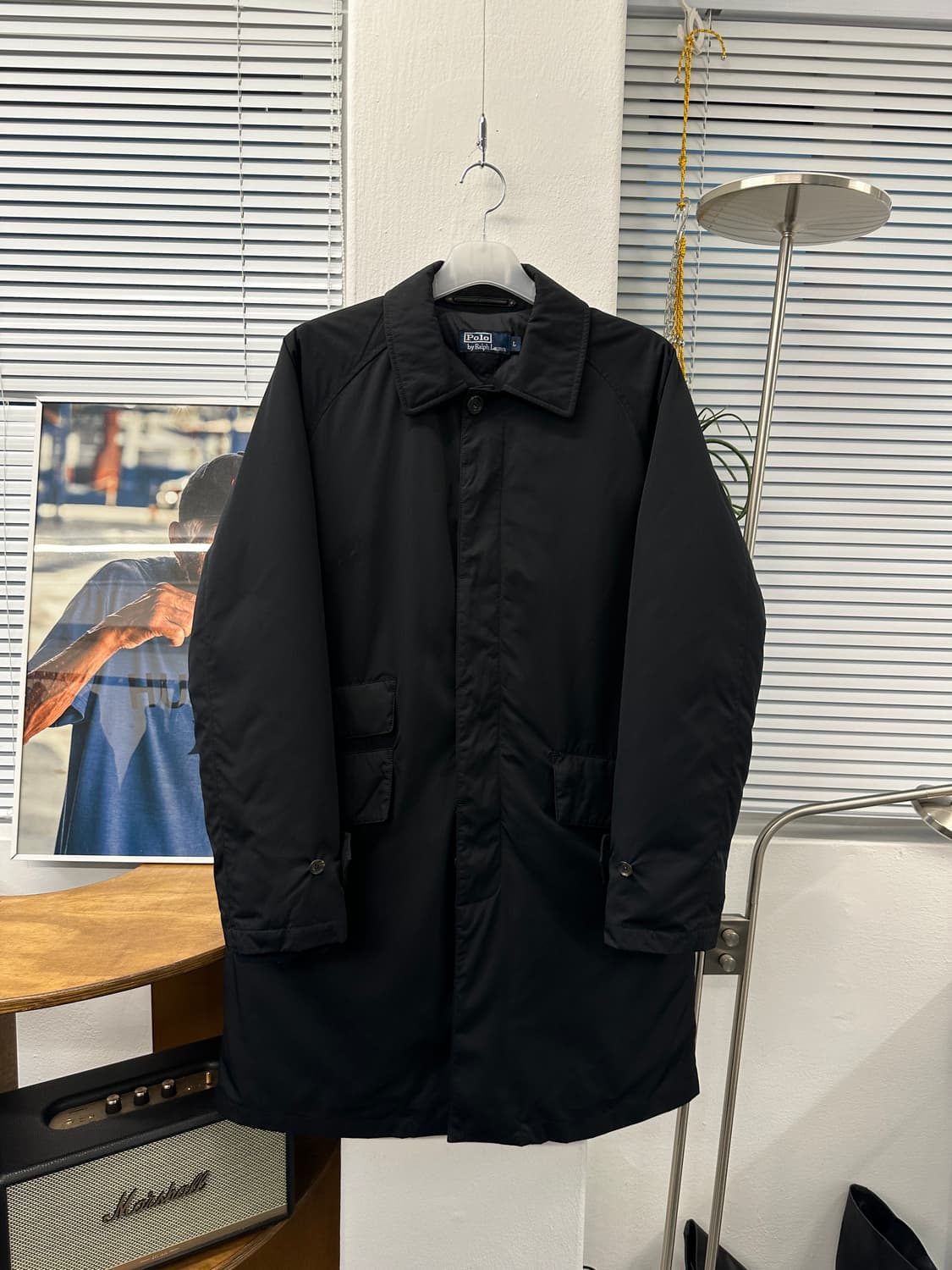 폴로 맥코트 구스누빔 패딩코트 L 상품이미지6