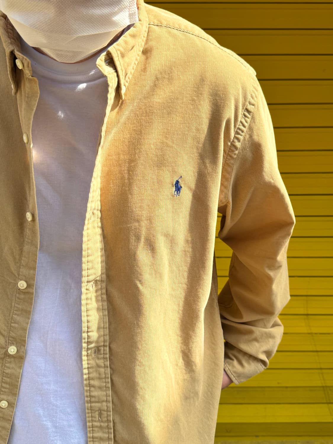 폴로 랄프로렌 코듀로이 옥스포드 셔츠 XL 상품이미지3