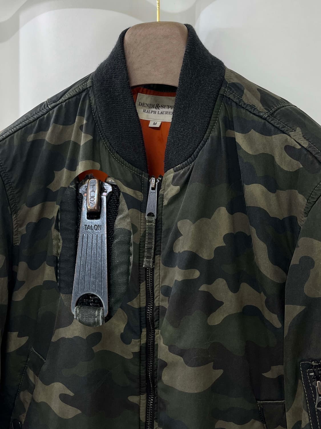 폴로 랄프로렌 BDU 오일클로즈 MA-1 플라이트 보머 자켓 상품이미지5