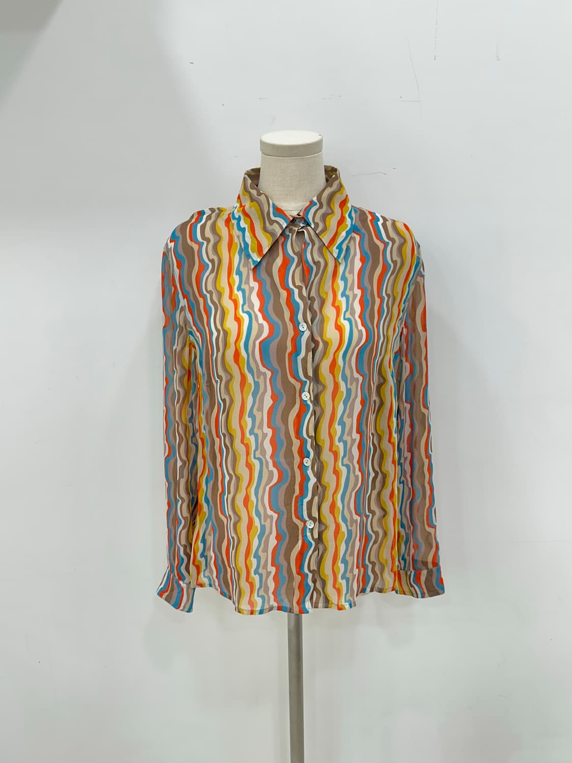 오일릴리 실크 블라우스 상품이미지1