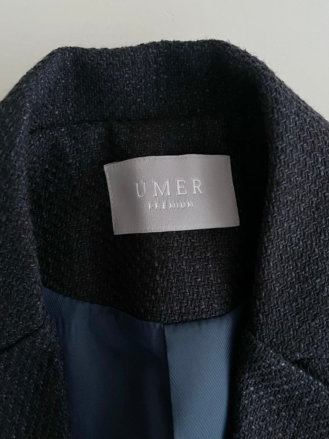F) 유메르 프리미엄 트위드 자켓 네이비 상품이미지4