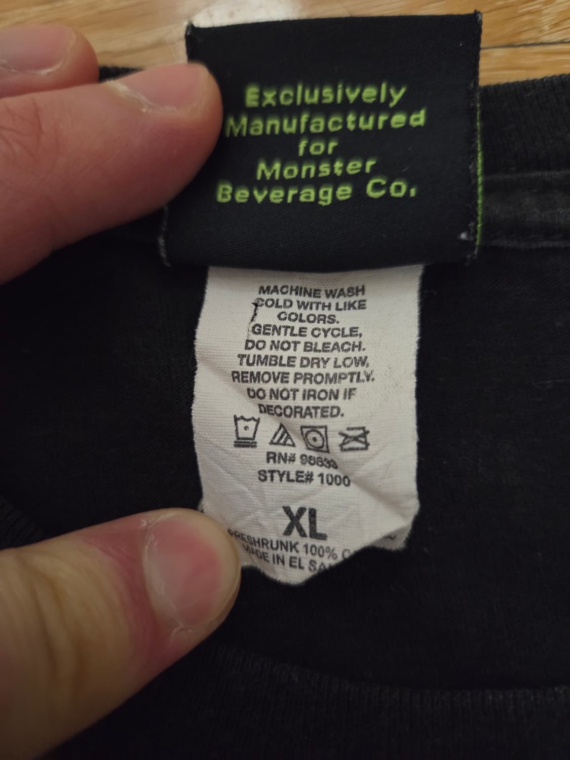 공식 몬스터 티셔츠 XL 상품이미지4