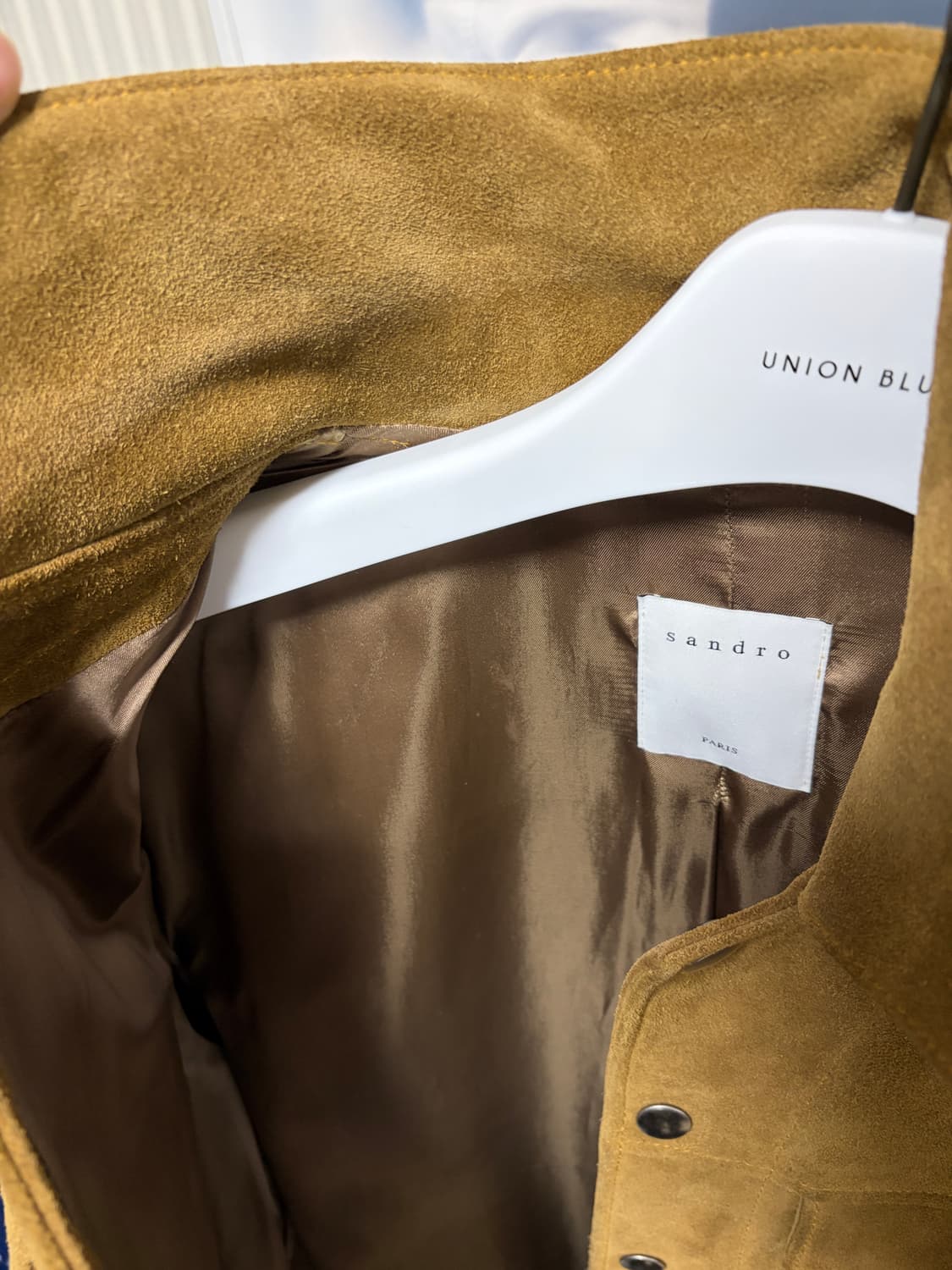 산드로 스웨이드 트러커 가죽 자켓 상품이미지9