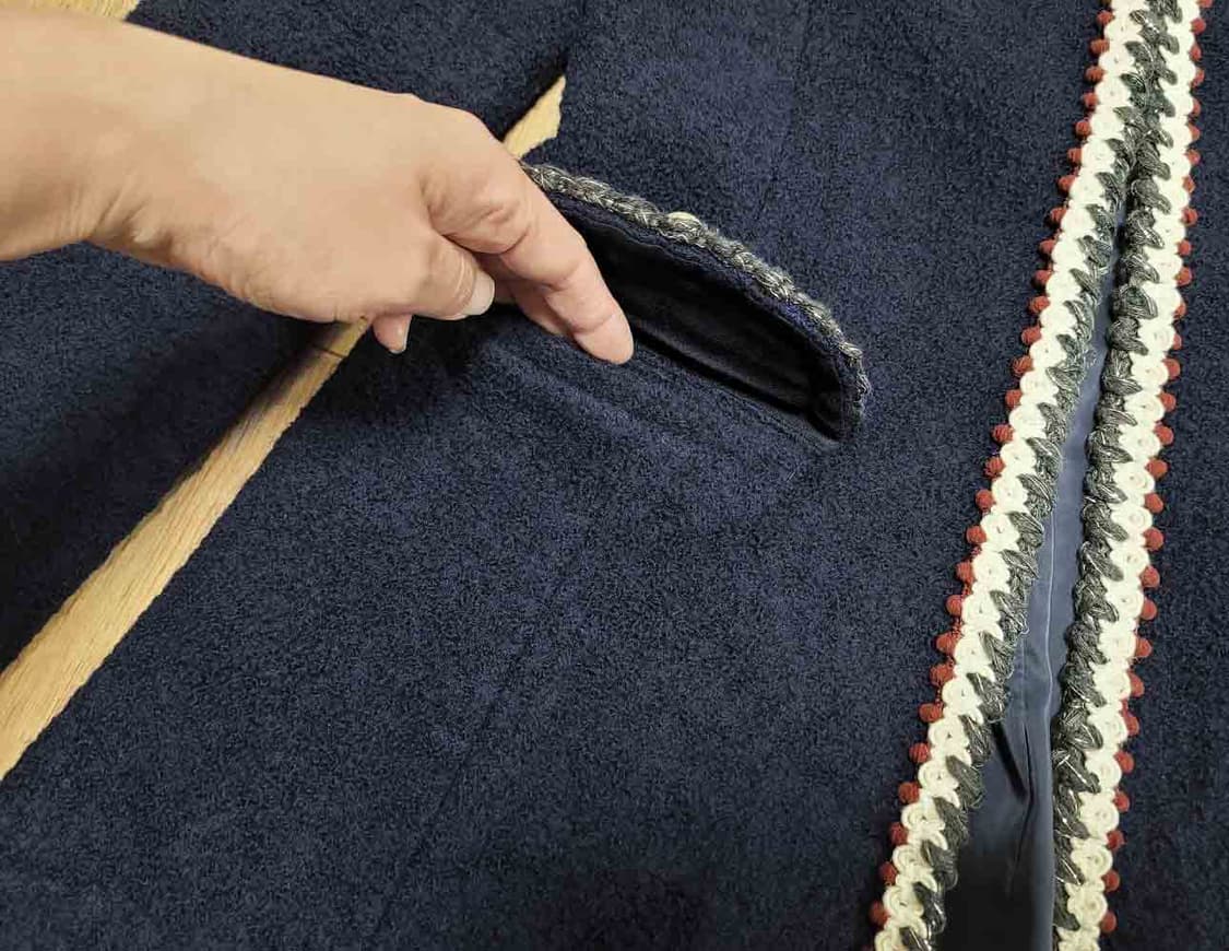 레니본(Reneevon) 브레이드 트위드자켓 55 새상품 상품이미지8