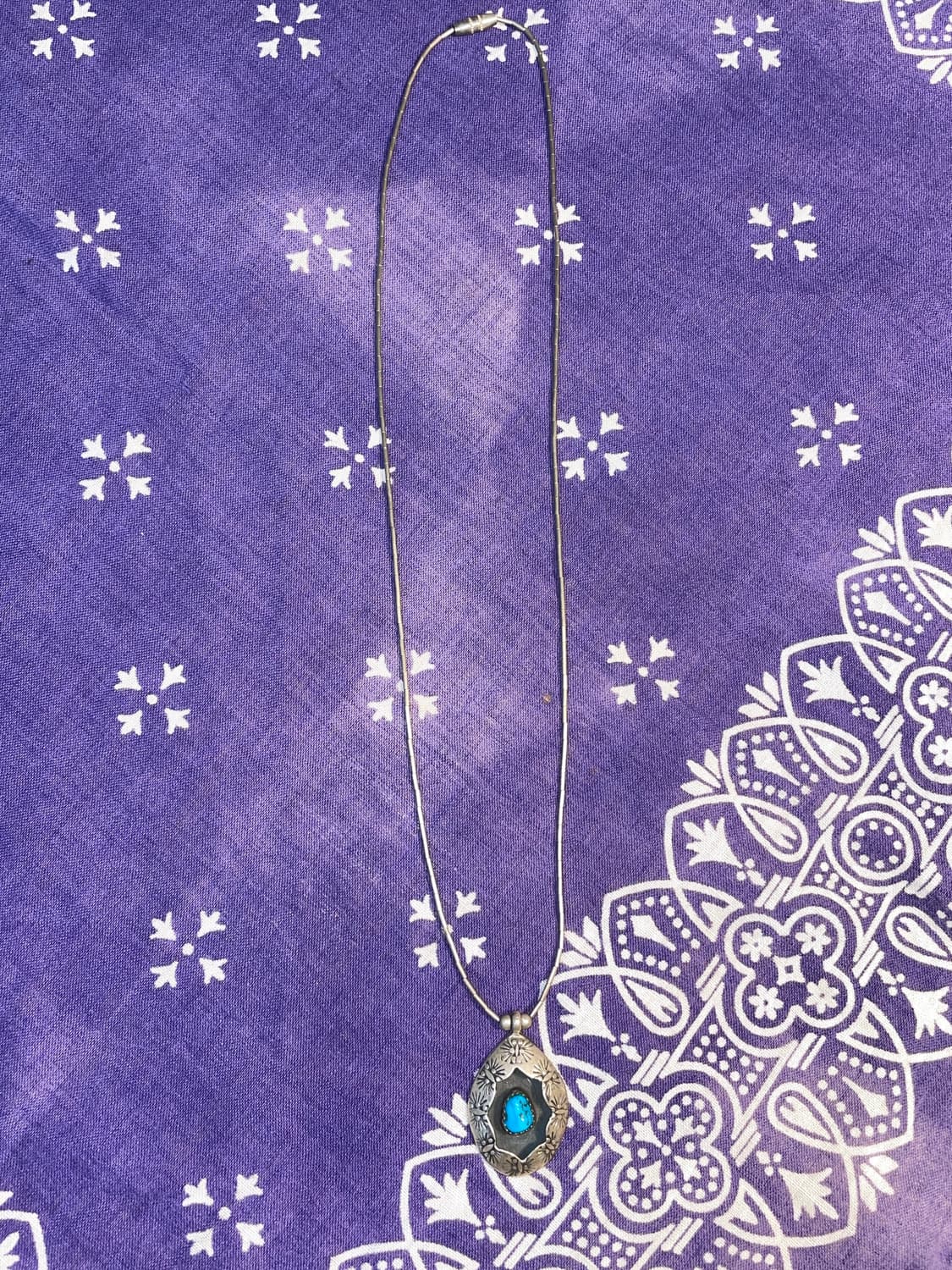 Navajo 925 Silver Shadowbox Pendant 상품이미지4