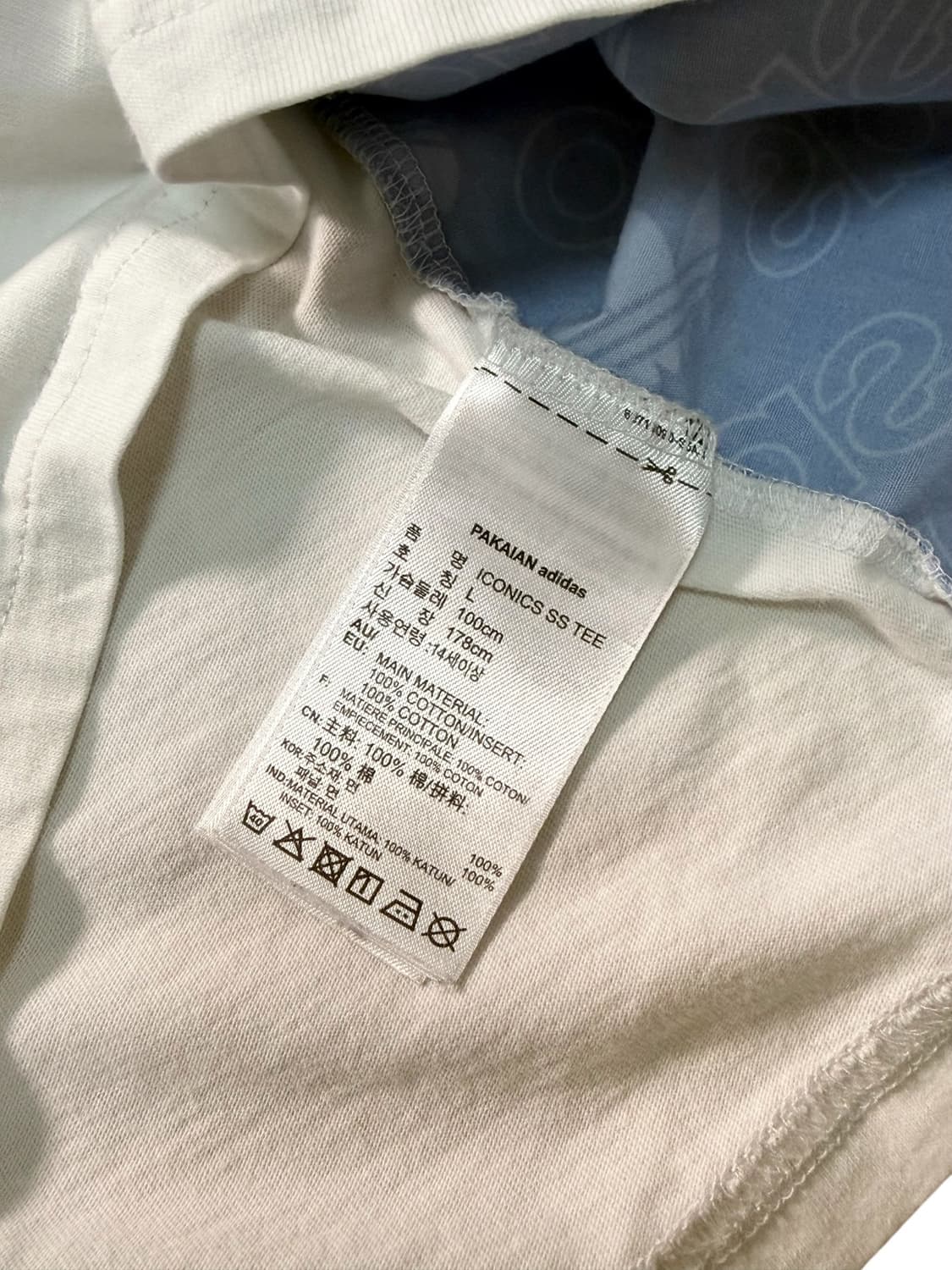 아디다스 사이드 패턴 반팔티 상품이미지5