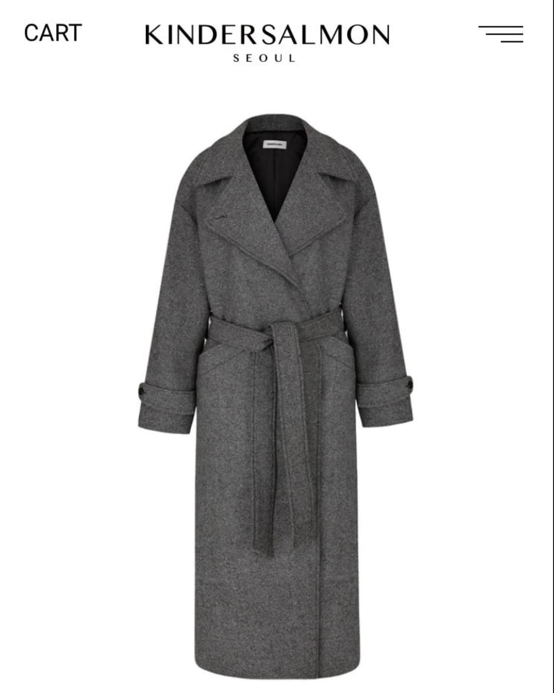 kindersalmon Carmen Coat - deep brown 상품이미지6