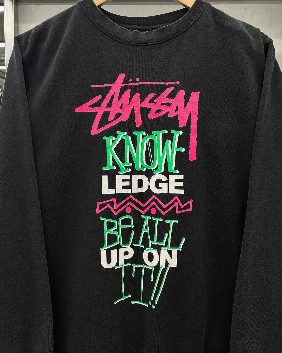 스투시 00s Knowledge 맨투맨 스웻 셔츠 상품이미지3