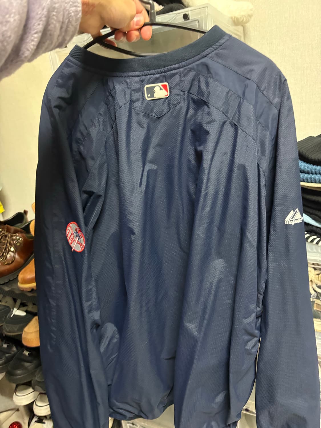 [XL] 마제스틱 뉴욕 양키스 웜업 상품이미지6