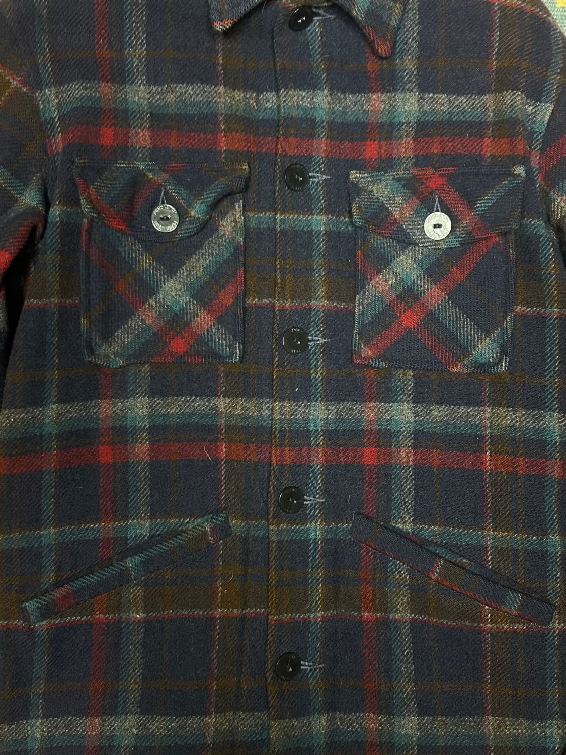 60s 펜들턴 울 체크 자켓 상품이미지2