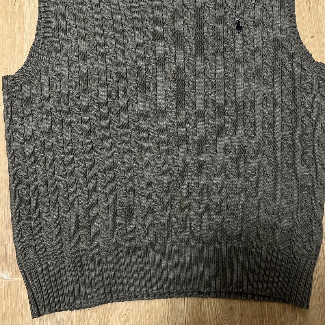 폴로 랄프로렌 꽈배기 니트조끼 M/95  상품이미지4