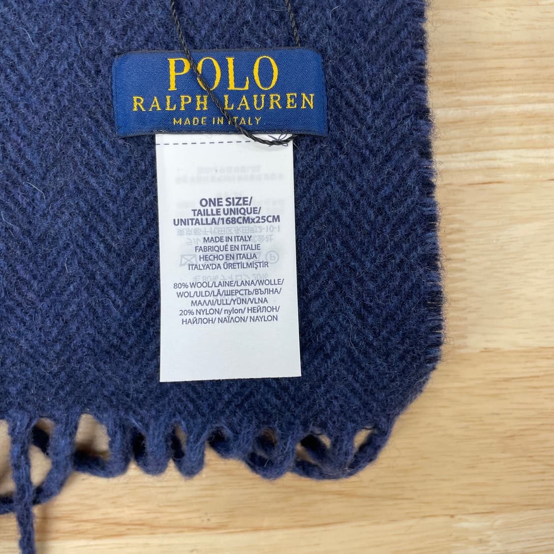 폴로 랄프로렌 머플러 네이비 상품이미지5