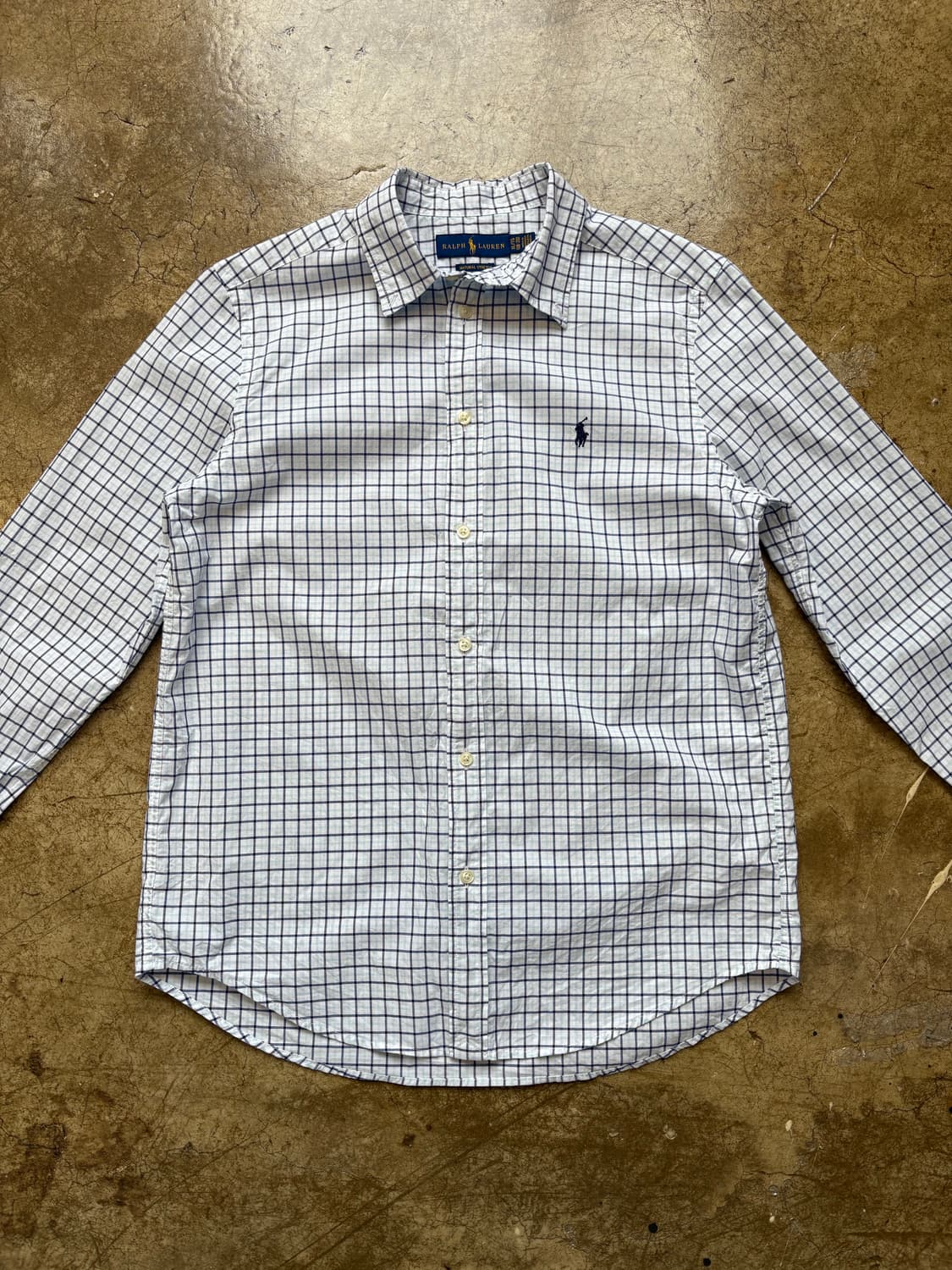 폴로 신형라벨 체크 셔츠 상품이미지3