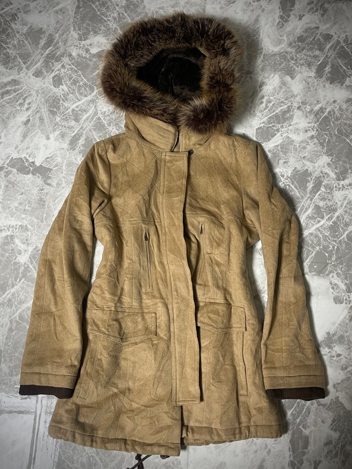 (Japanese vintage)suede fur jacket 상품이미지1