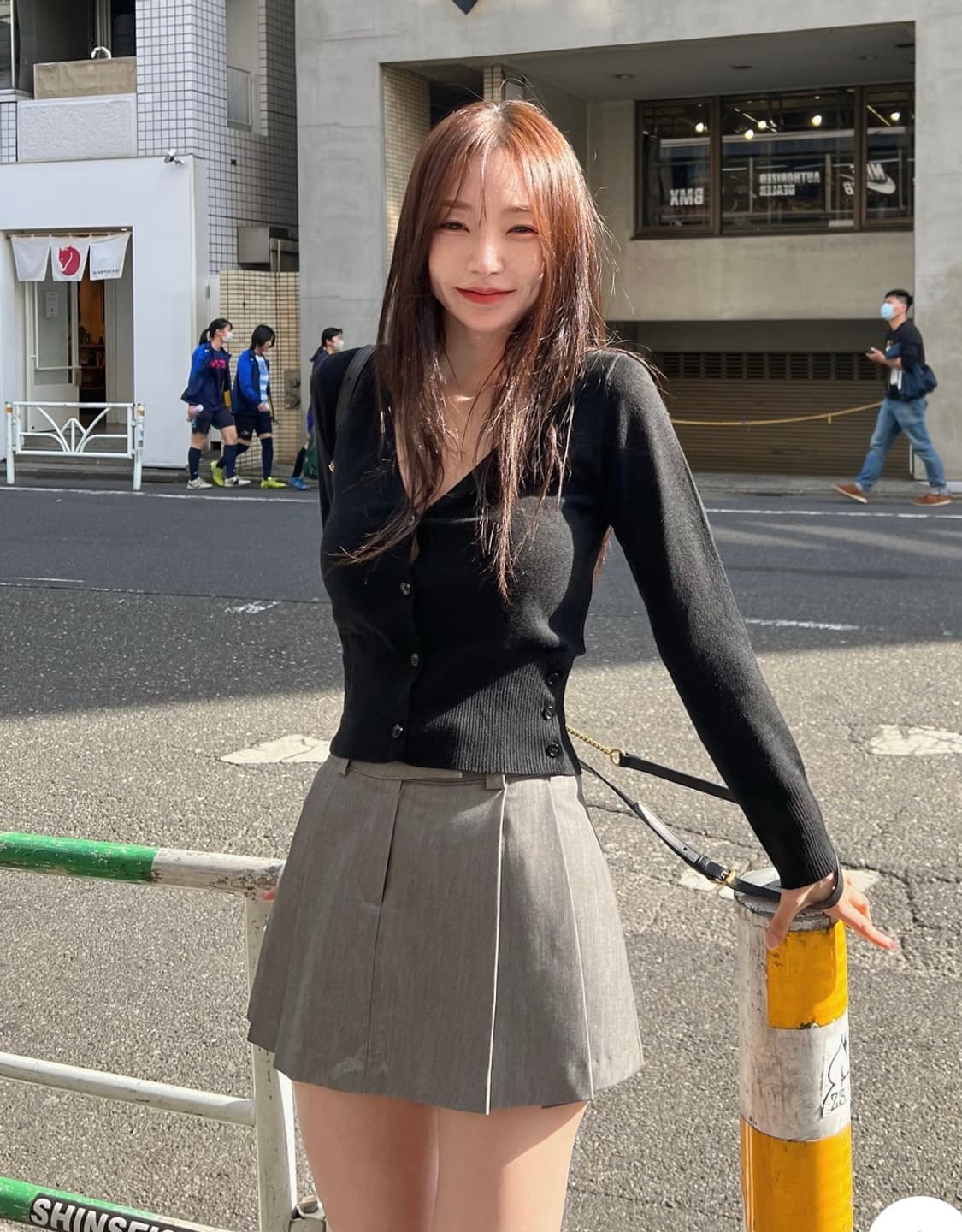 카인다미 울 가디건 - 블랙 상품이미지2