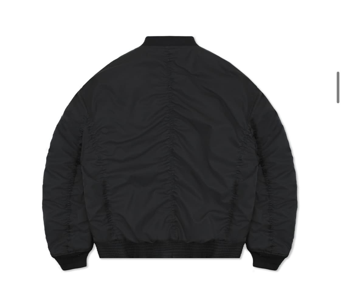 XJ106 퀸톤 플리츠 셔링 MA-1 자켓  M사이즈 상품이미지2