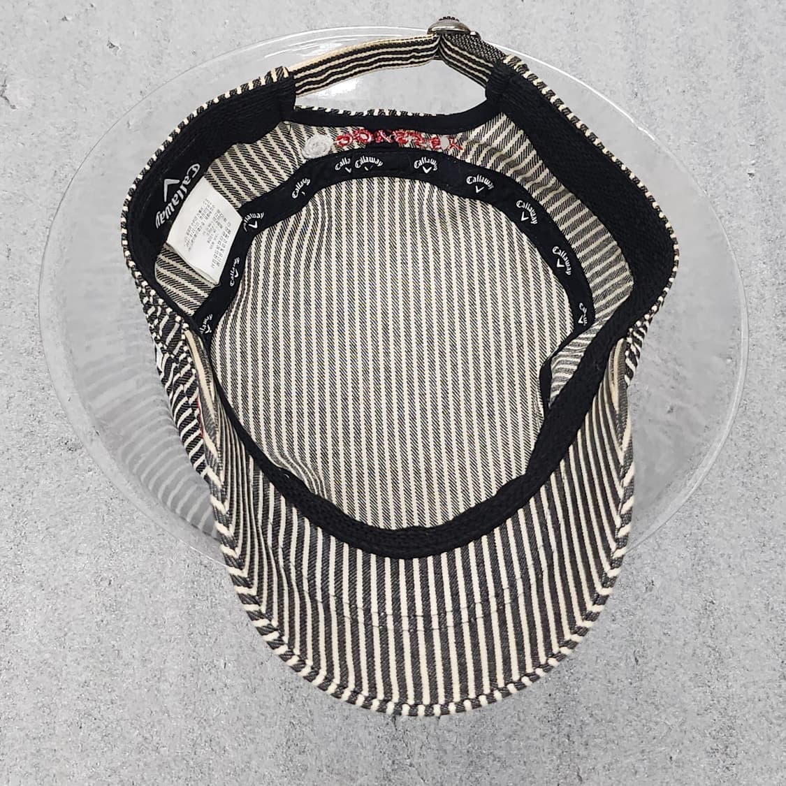 캘러웨이 정품 스트라이프 골프 모자 프리 상품이미지6