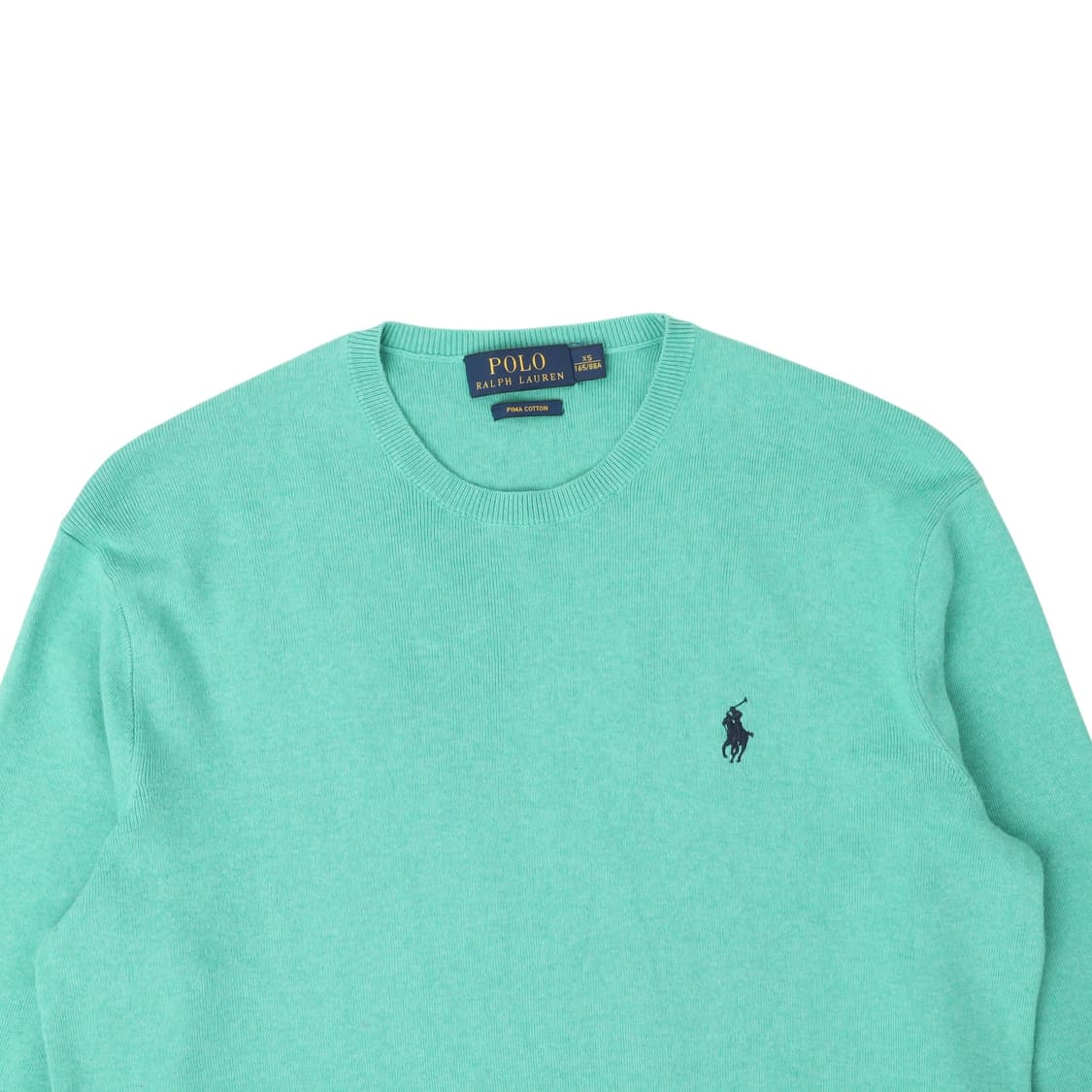 폴로 랄프로렌 민트 피마코튼 라운드 니트 상품이미지2
