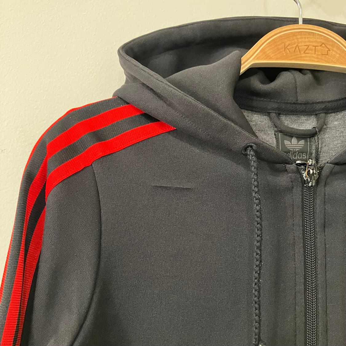 116 아디다스 플락 후드집업 검빨 상품이미지2