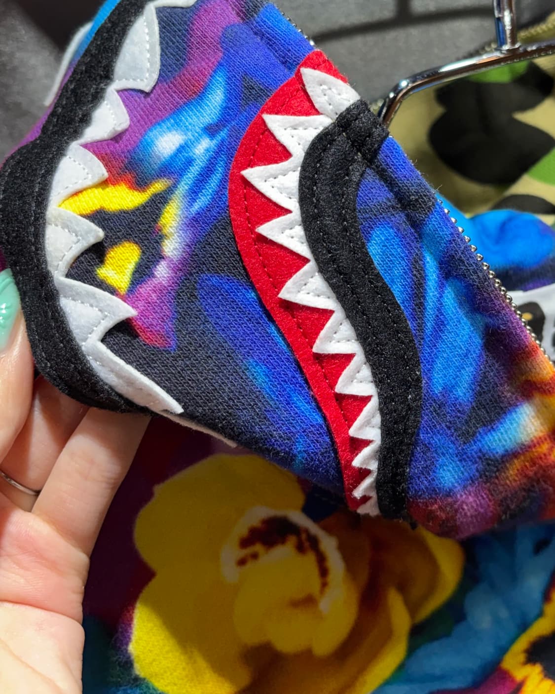 S BAPE x Mika Ninagawa 샤크 카모플라워 패턴 리미티드  상품이미지7