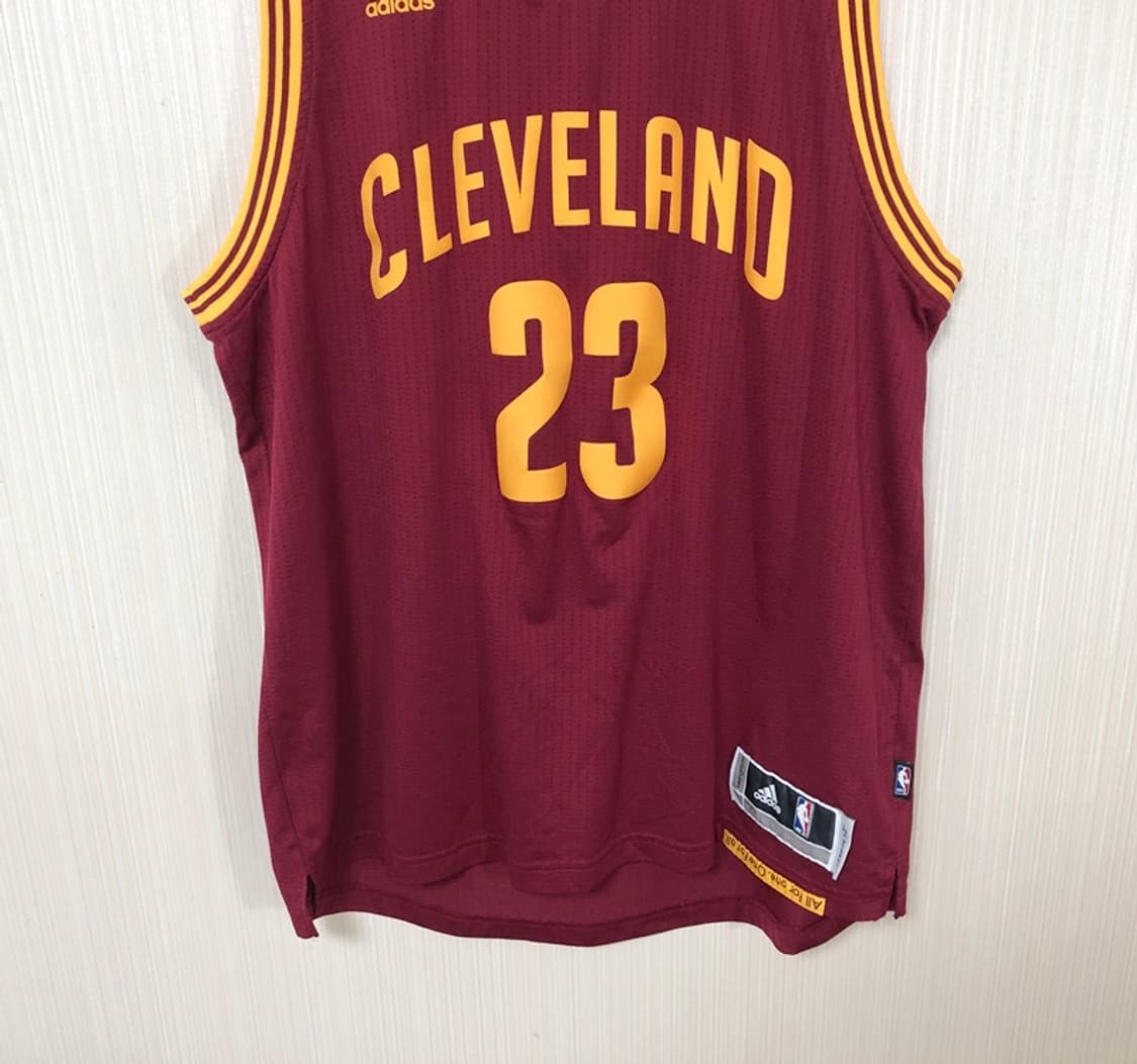 NBA 아디다스 클리블랜드캐벌리어스 스윙맨져지 XL #23 르브론제임스 상품이미지3