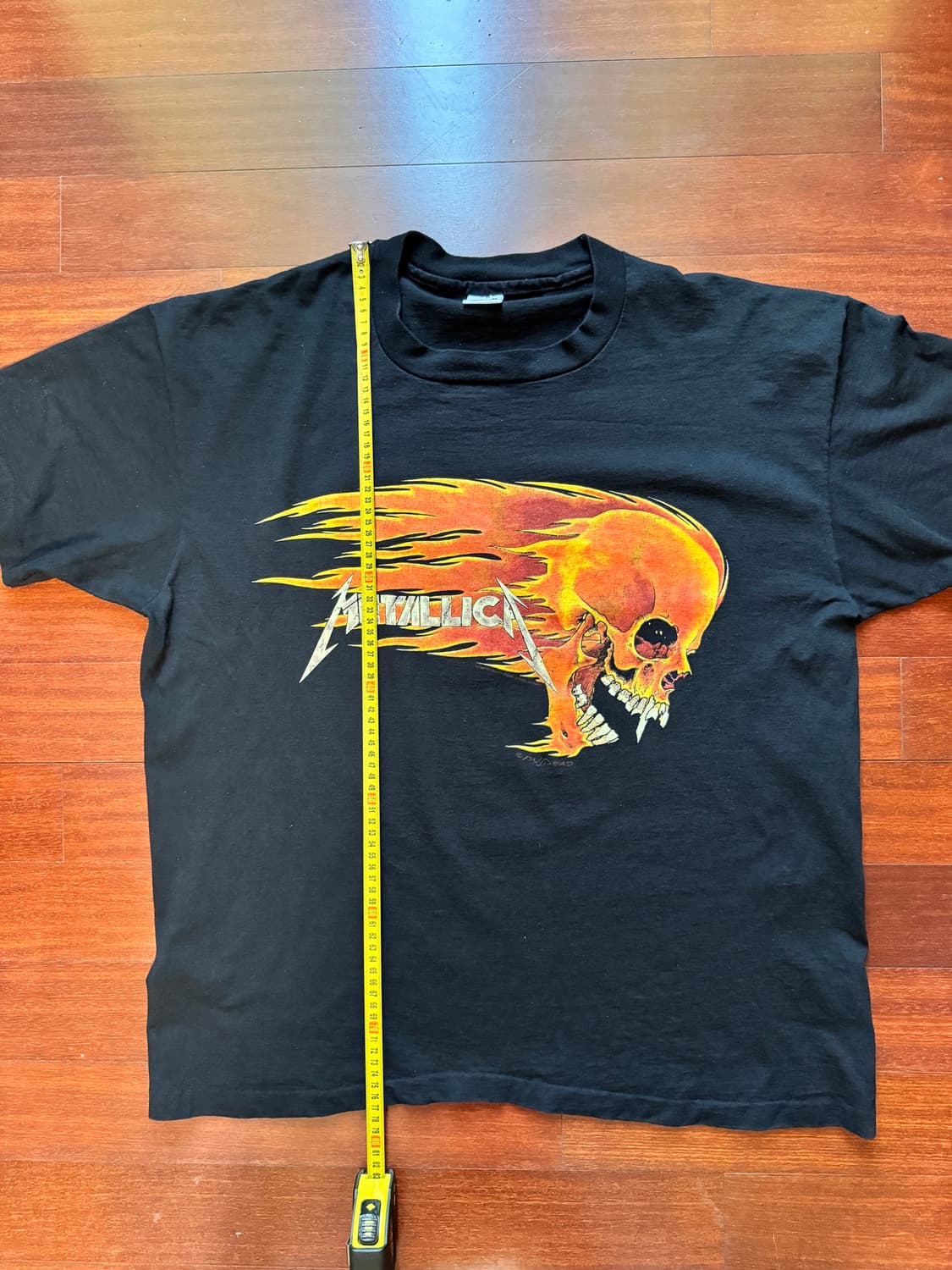 [XXL] 90s Metallica 메탈리카 Flaming Skull 상품이미지7