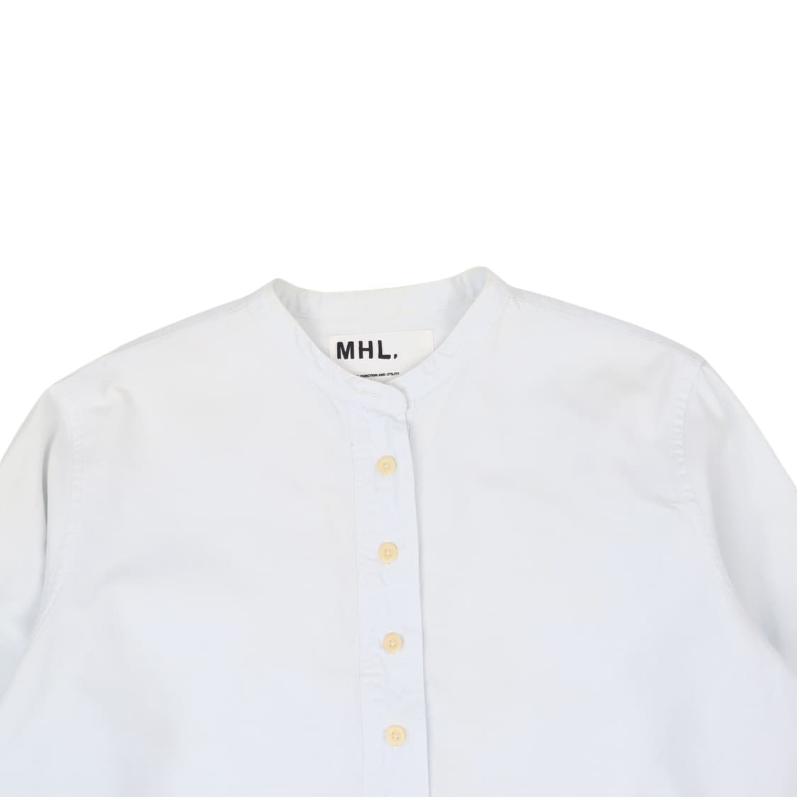 마가렛호웰 라이트 블루 버튼업 셔츠 상품이미지2