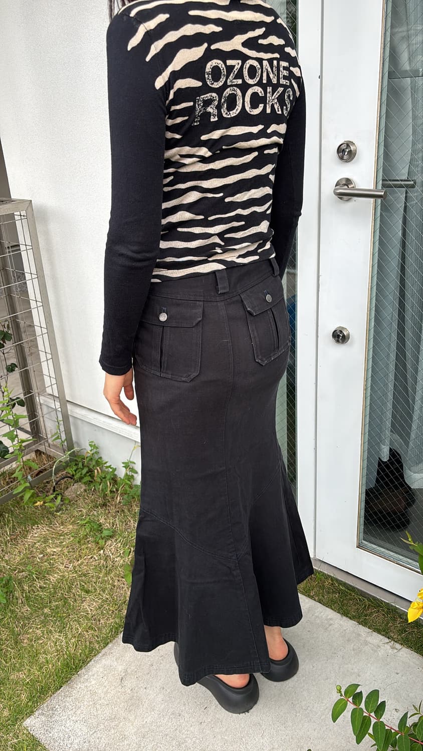Denim Mermaid Skirt 상품이미지2