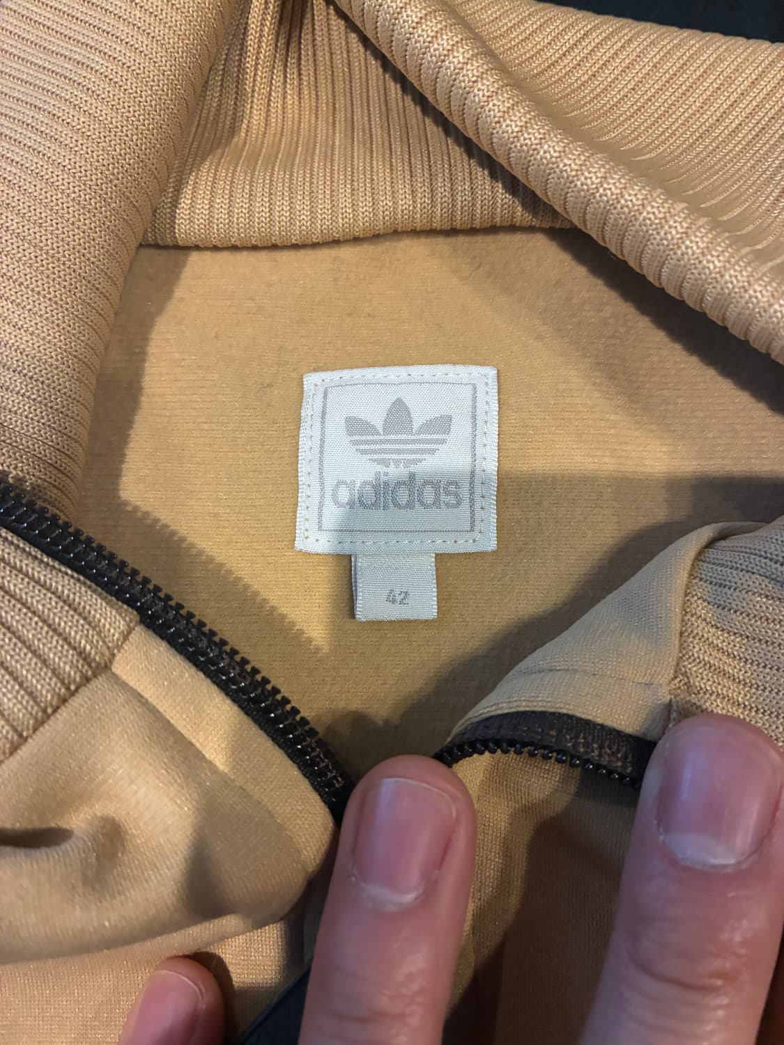 M) 아디다스 오리지널 트랙탑 베이지 브라운 상품이미지2