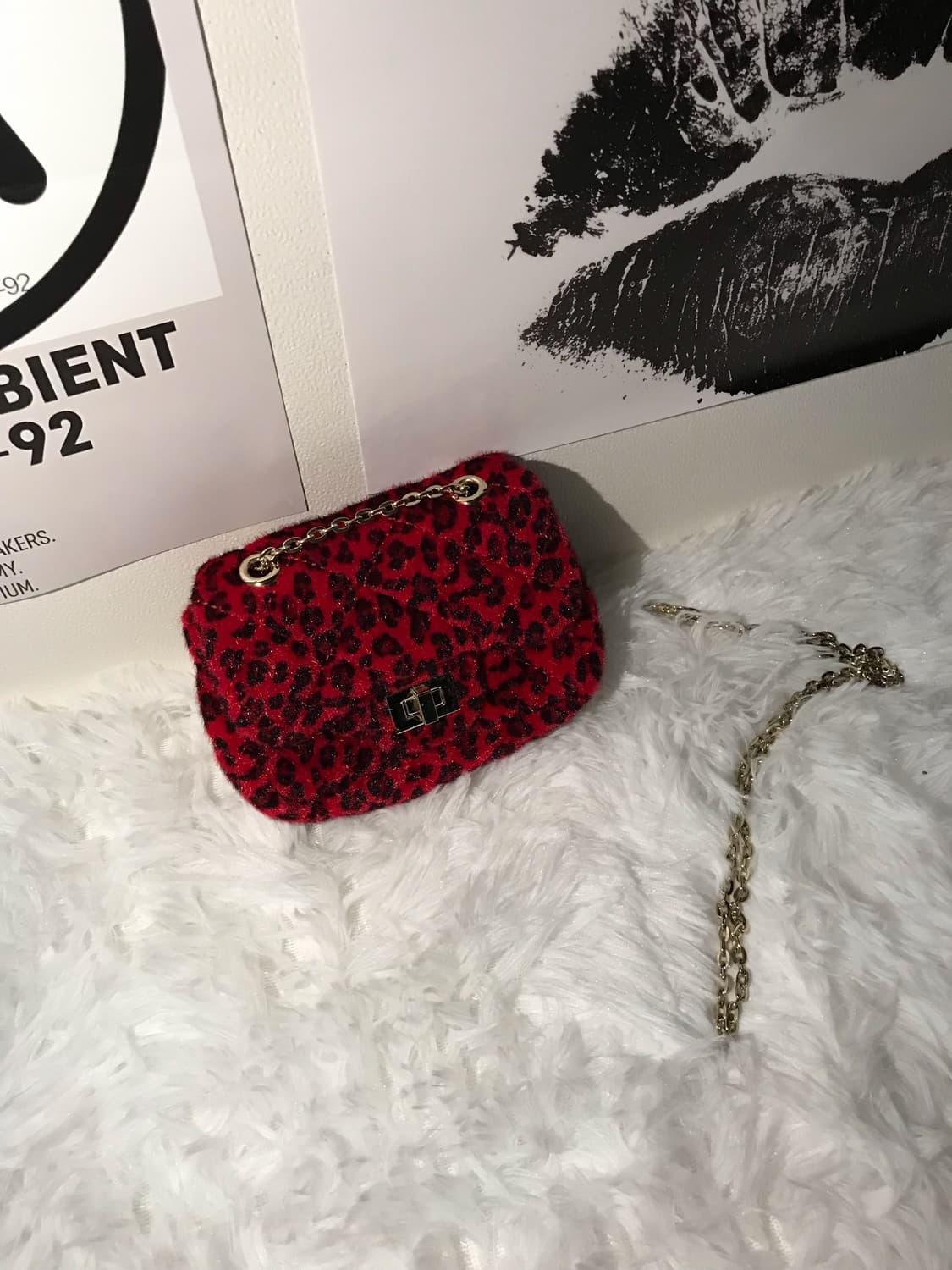 red leopard mini cross bag 상품이미지1
