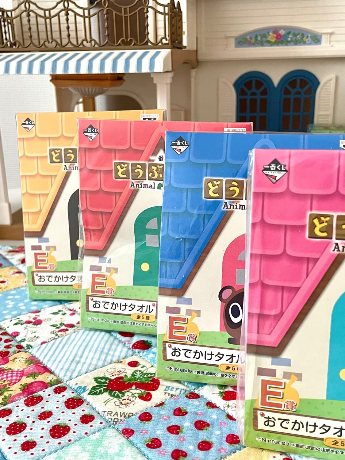 (미개봉) 동물의숲 이치방쿠지 핸드타올 여울 모동숲 제일복권 상품이미지4