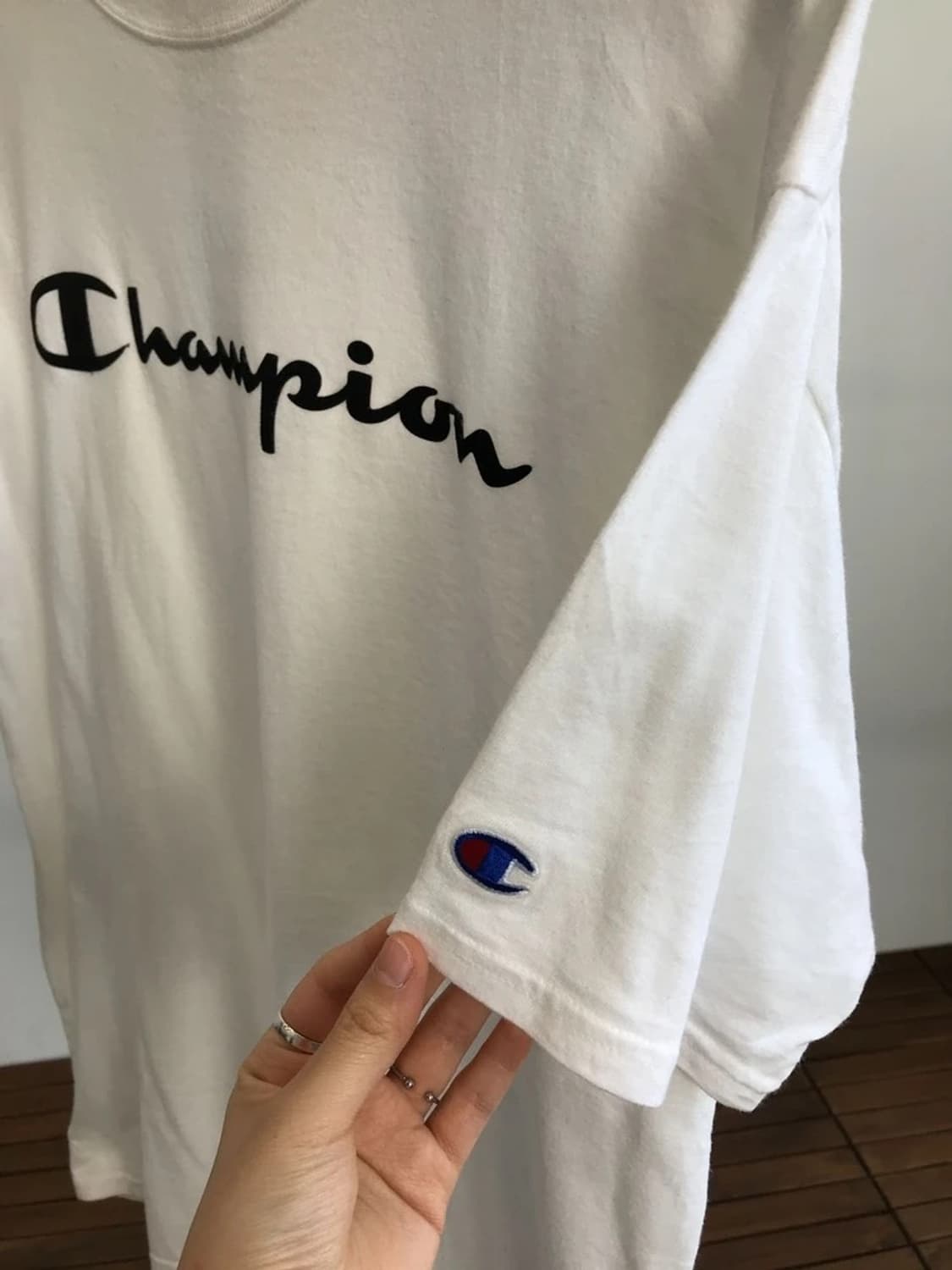 Champion Logo Tee White 상품이미지7