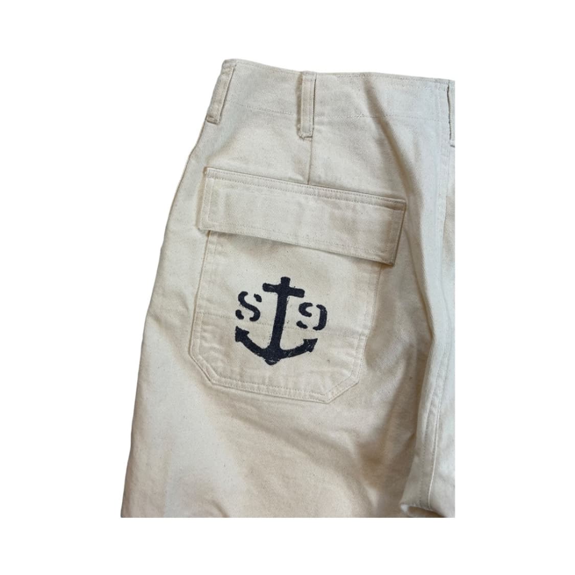 M) JPN 앵커 포인트 워크 쇼츠 오프화이트BC-008 상품이미지4