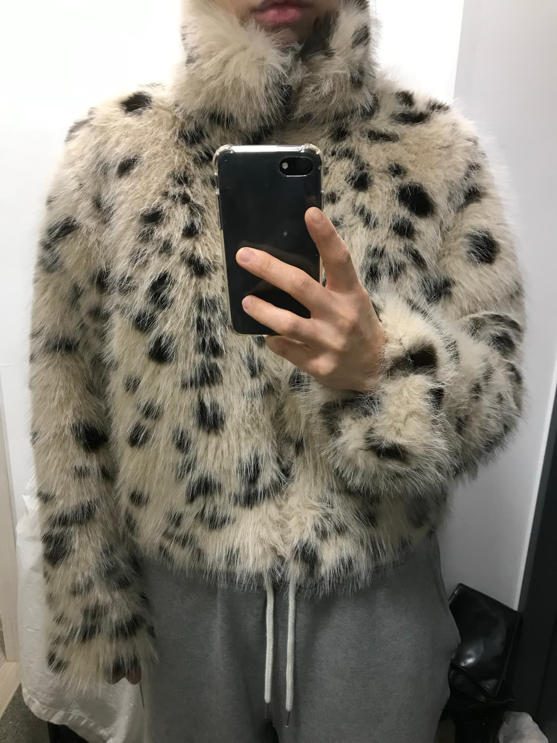 빈티지 호피 퍼 자켓 상품이미지8