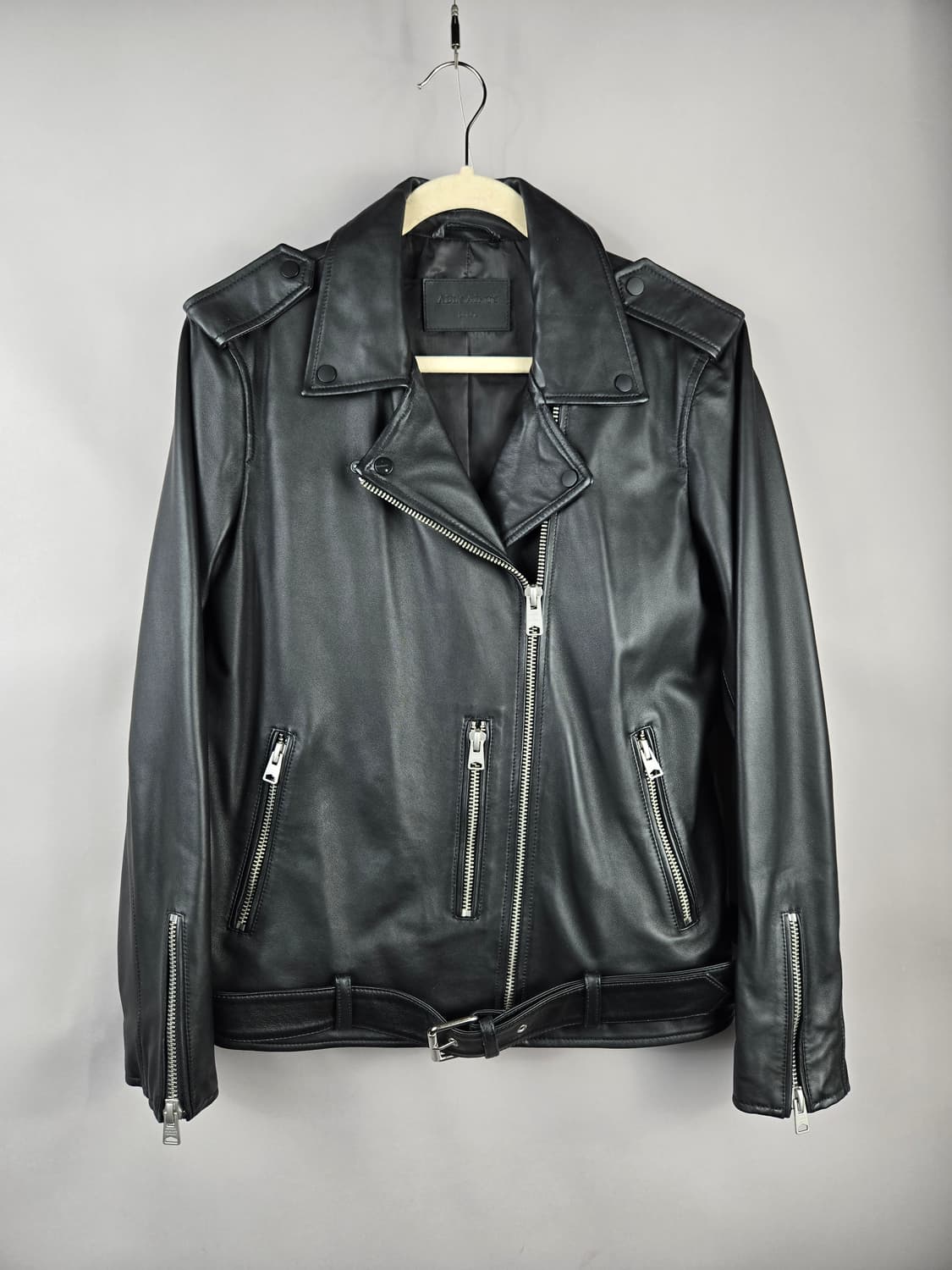 올세인츠 L 다위 바이커 오버핏 라이더 가죽 자켓 ALLSAIN 상품이미지1