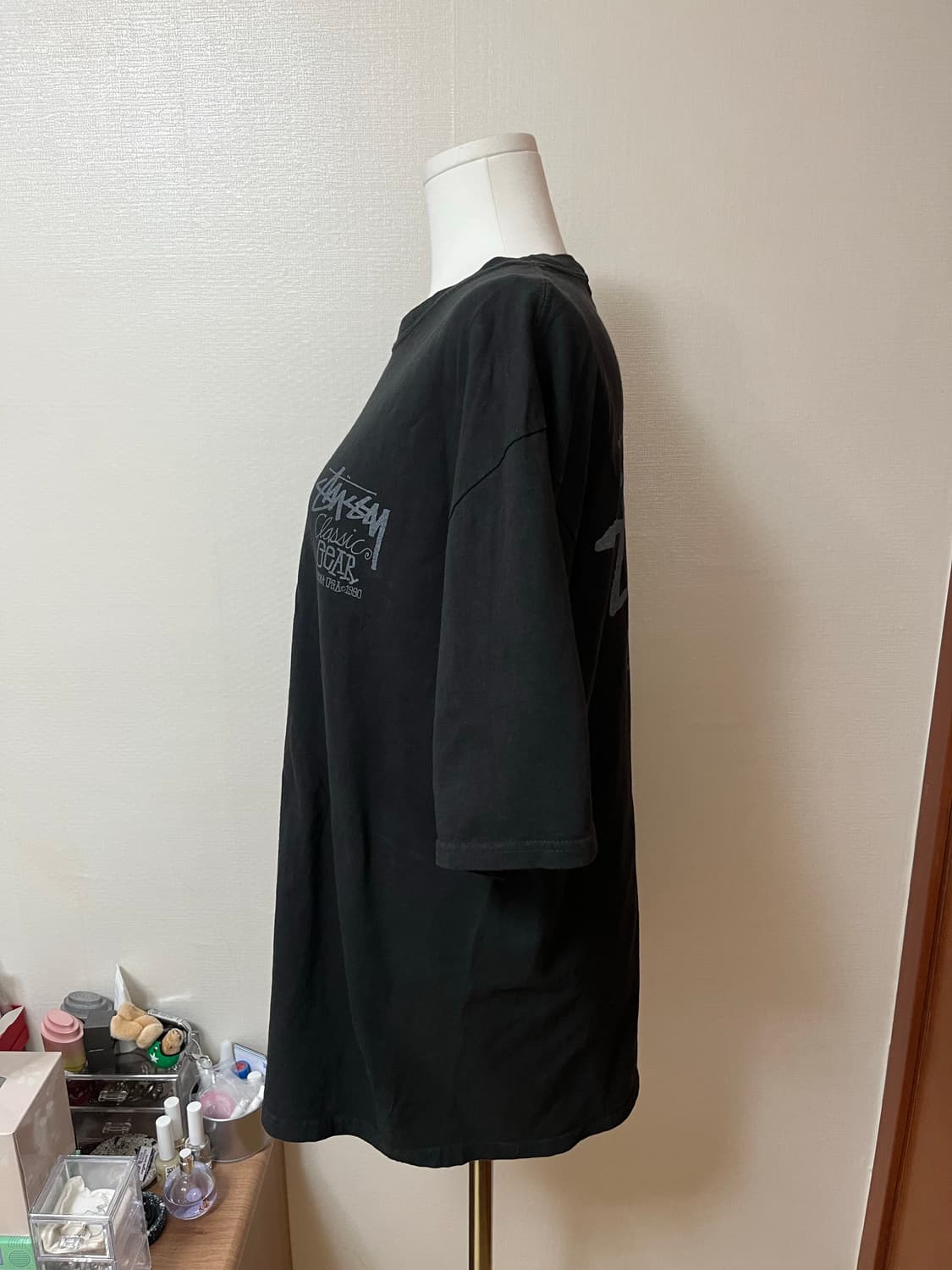 스투시 피그먼트 다이드 클래식 기아 티셔츠 블랙 상품이미지2