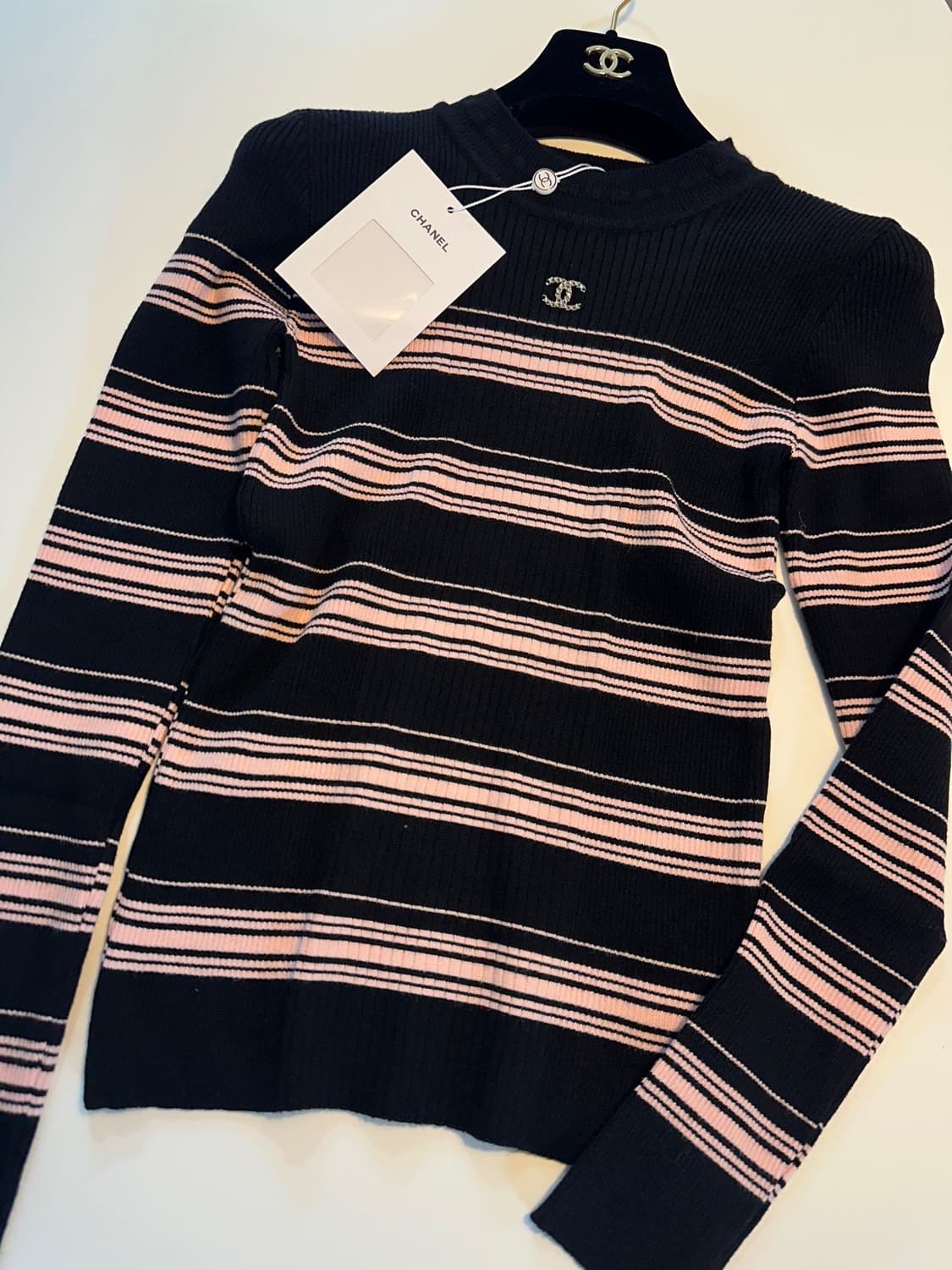 (새상품)샤넬줄지니트 상품이미지8