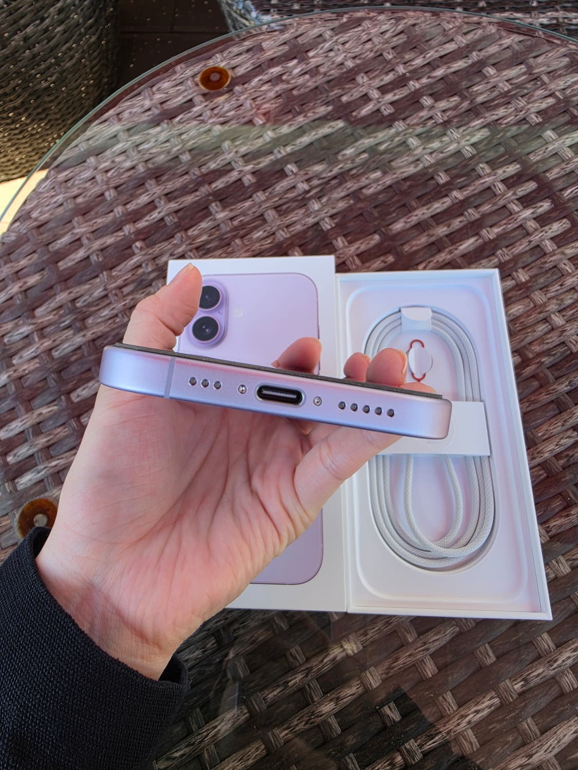 아이폰17 512GB 라벤더 (한달사용,배터리성능100) 상품이미지6