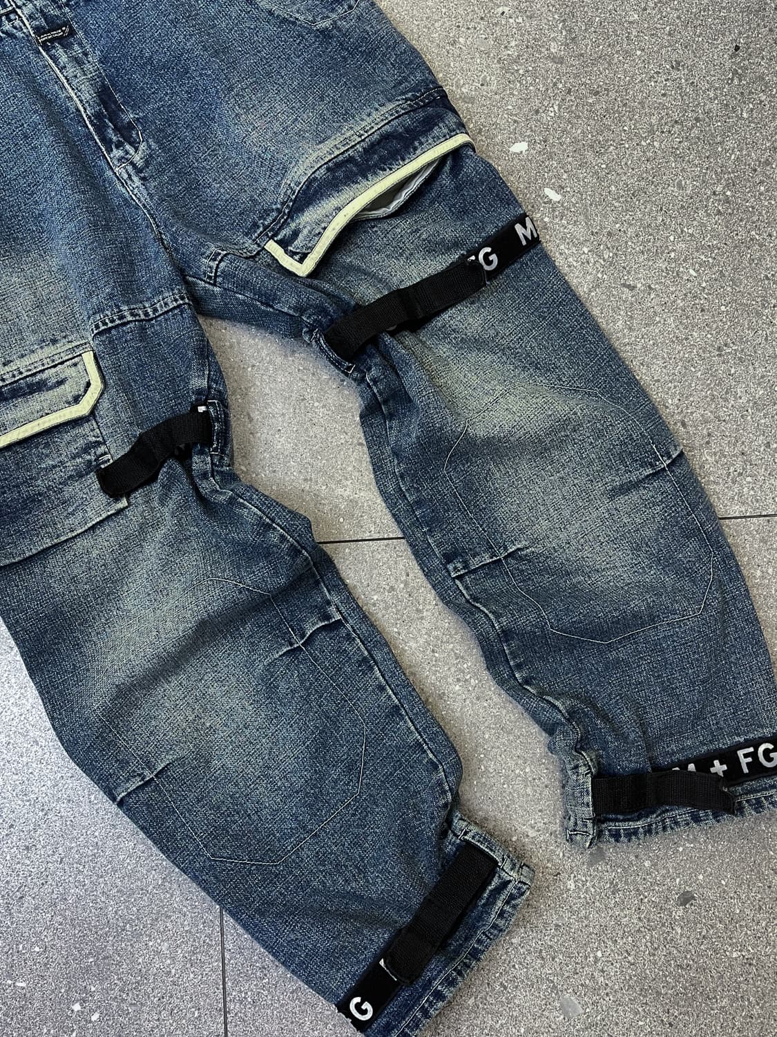 마리떼프랑소와저버 90s 아카이브 테이핑 데님 팬츠 상품이미지2