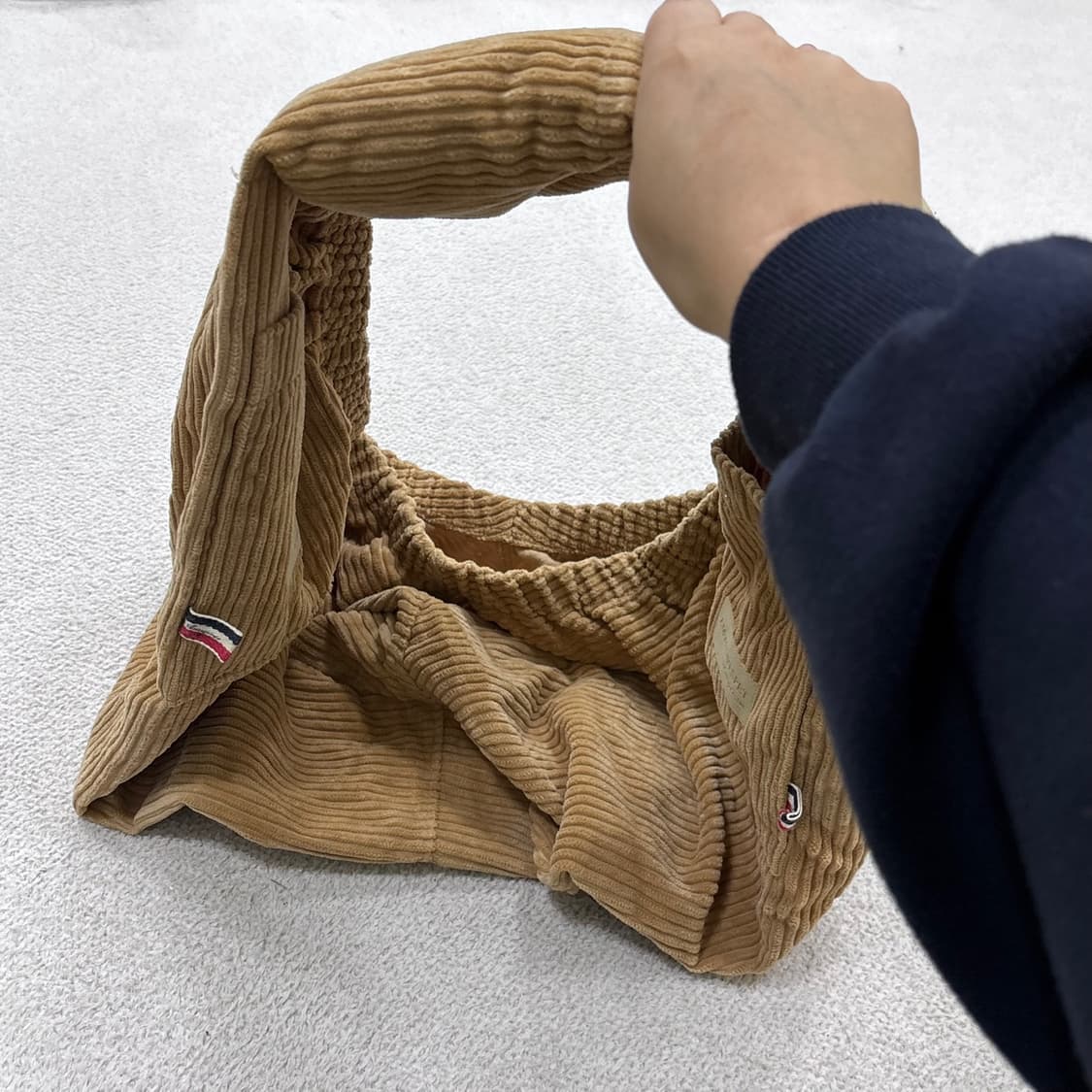 S 빈티지 강아지 슬링백 이동가방 0406E 상품이미지3