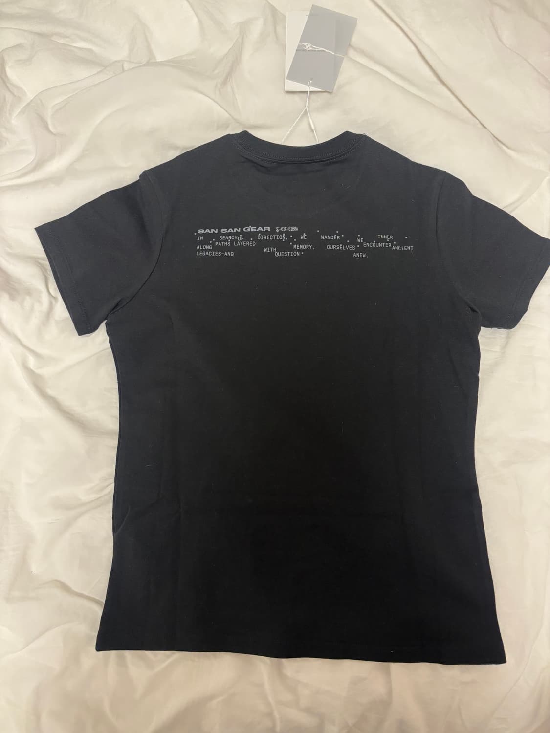 산산기어 로고 블랙 티 0 size 상품이미지4