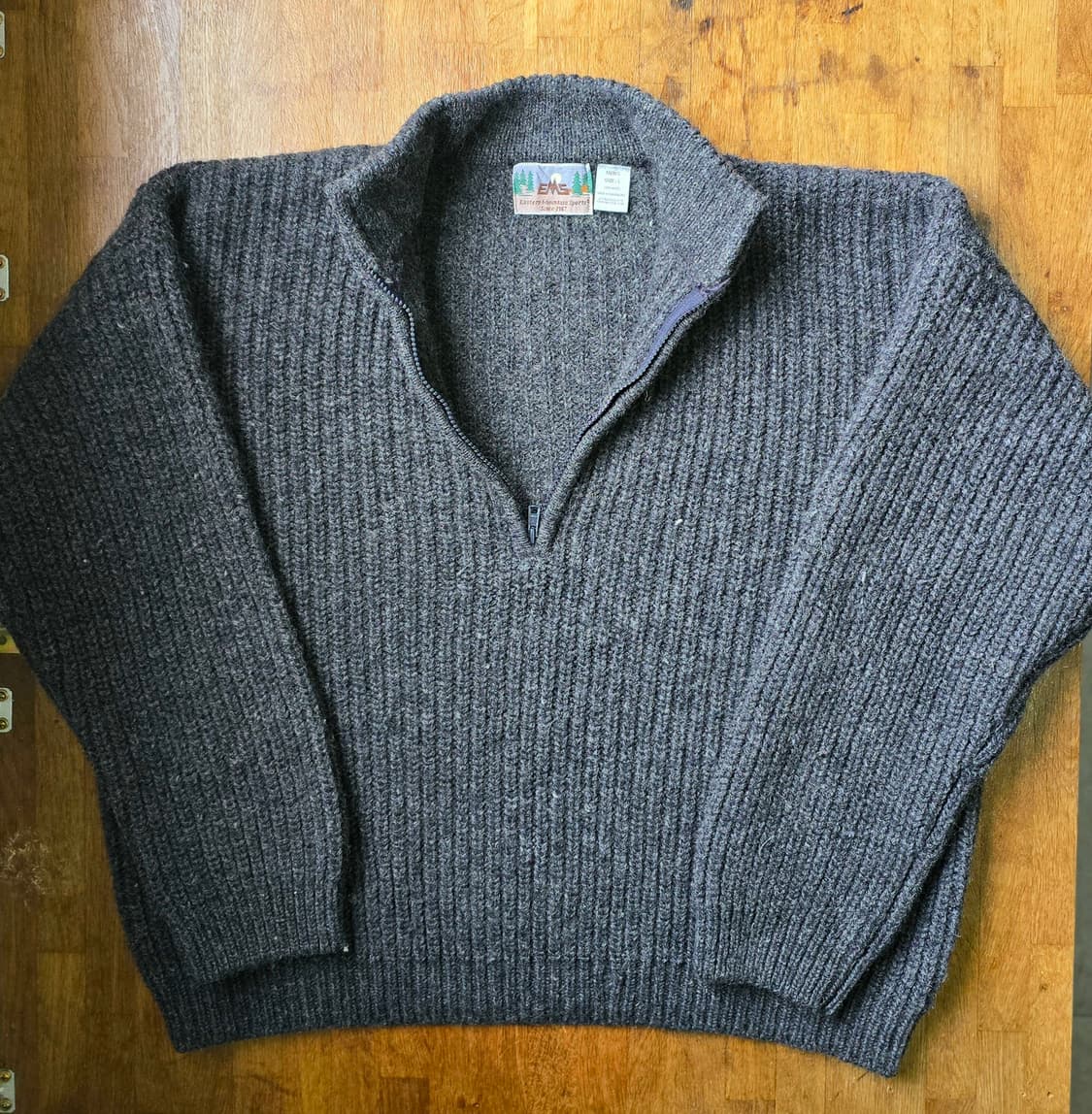 EMS 빈티지 헤비 울 니트 XXL , Made In Hong Kong 상품이미지1