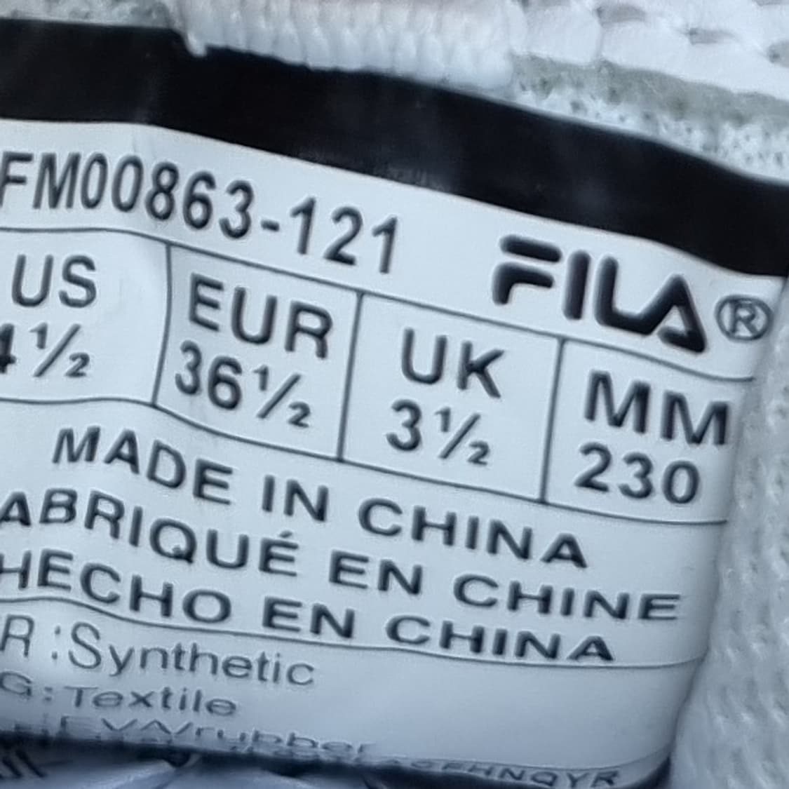 휠라 디스럽터2 운동화230 상품이미지6