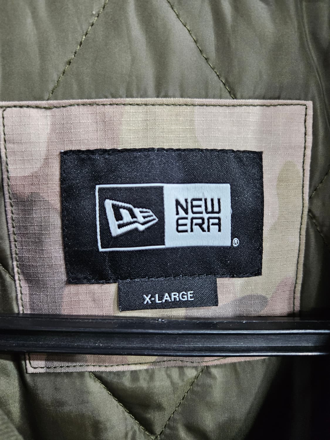 뉴에라 카키 남성 세미오버핏 105 데님 패딩자켓  상품이미지3