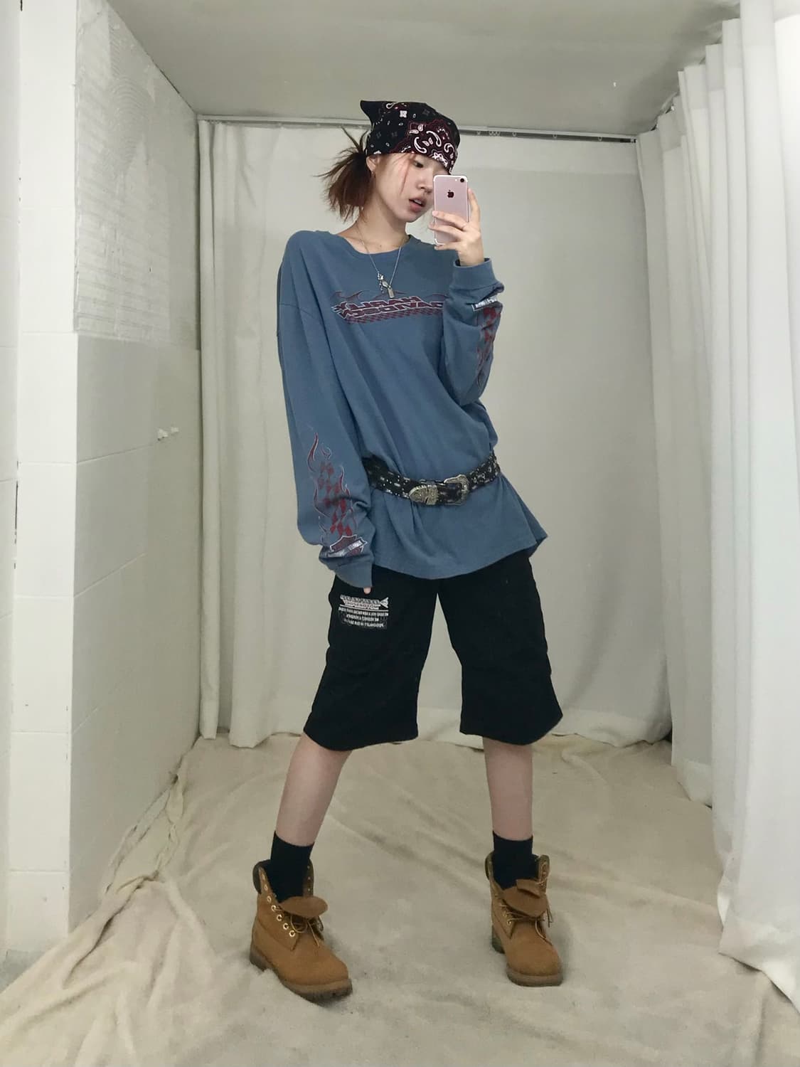 🔥 할리데이비슨 레이싱 롱슬리브 스트릿 코디 세트 상품이미지1